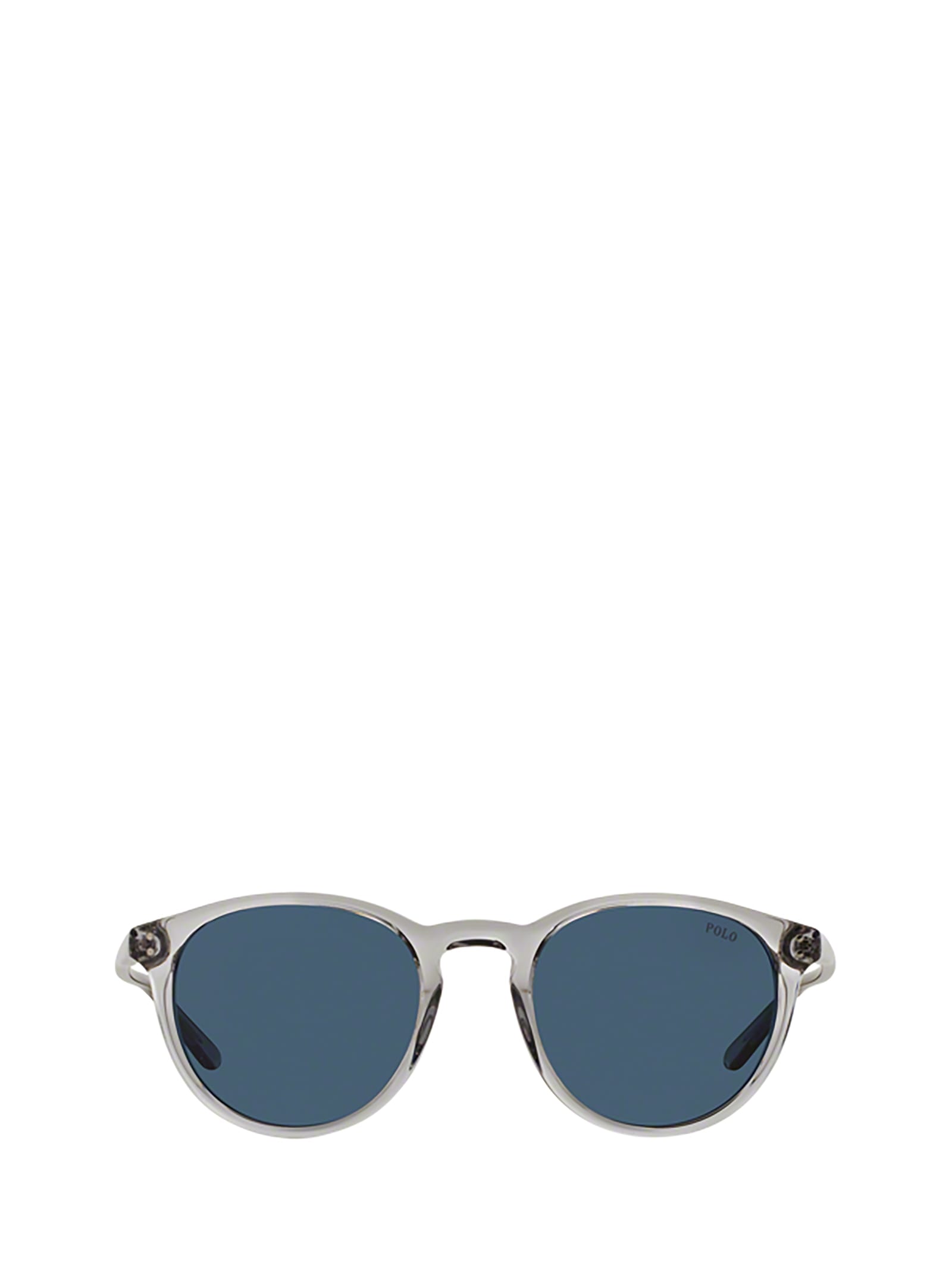 Ph4110 Shiny Semi-transparent Grey Sunglasses