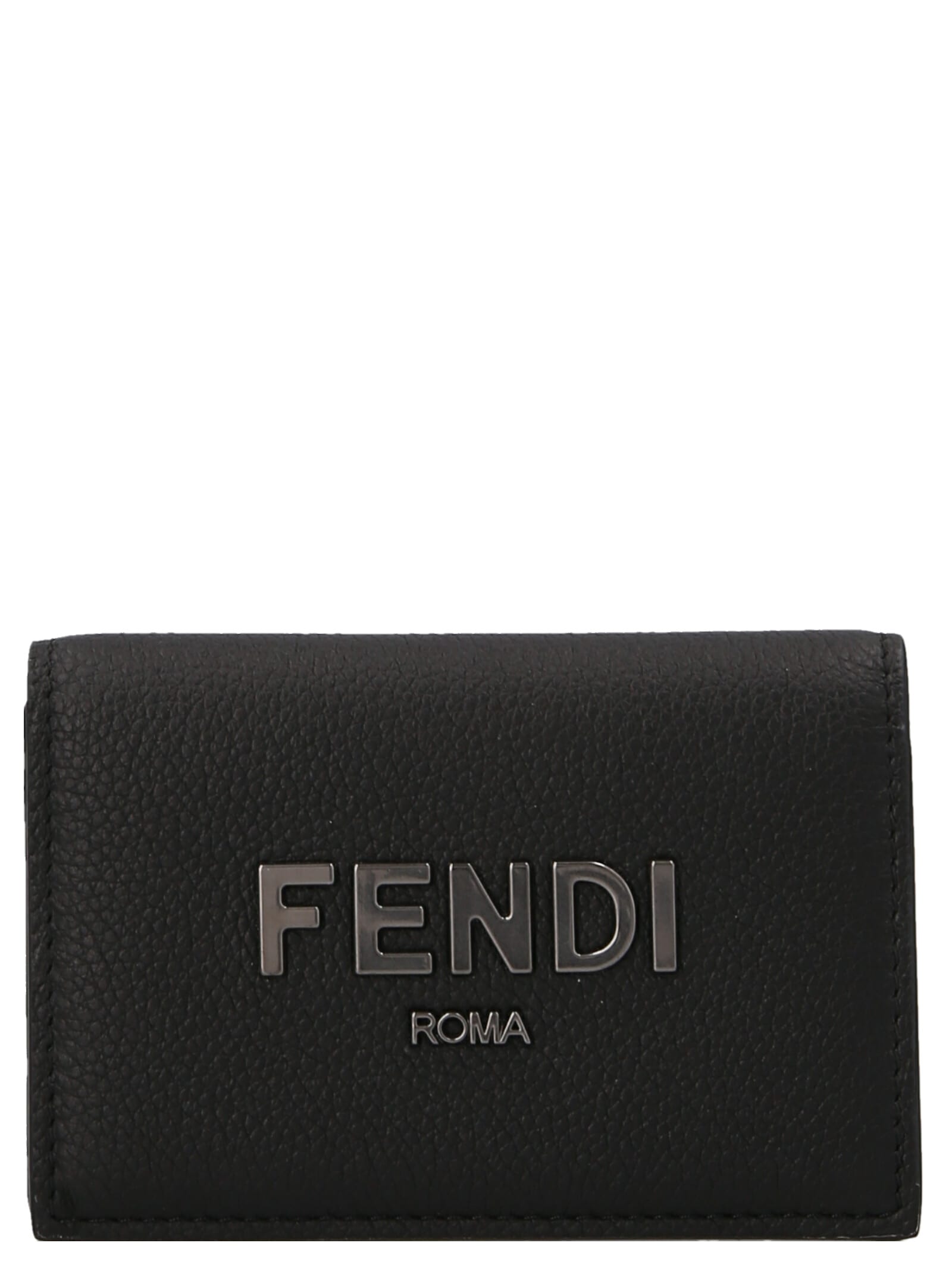 Shop Fendi Roma Wallet In Black