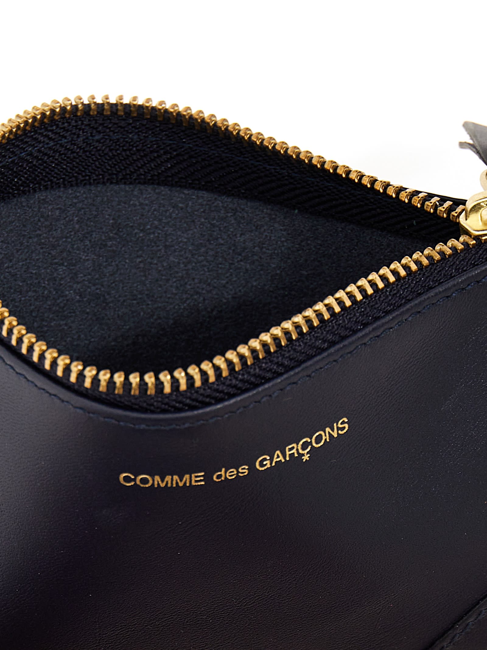Comme Des Garçons Arecalf Card Holder In Blue