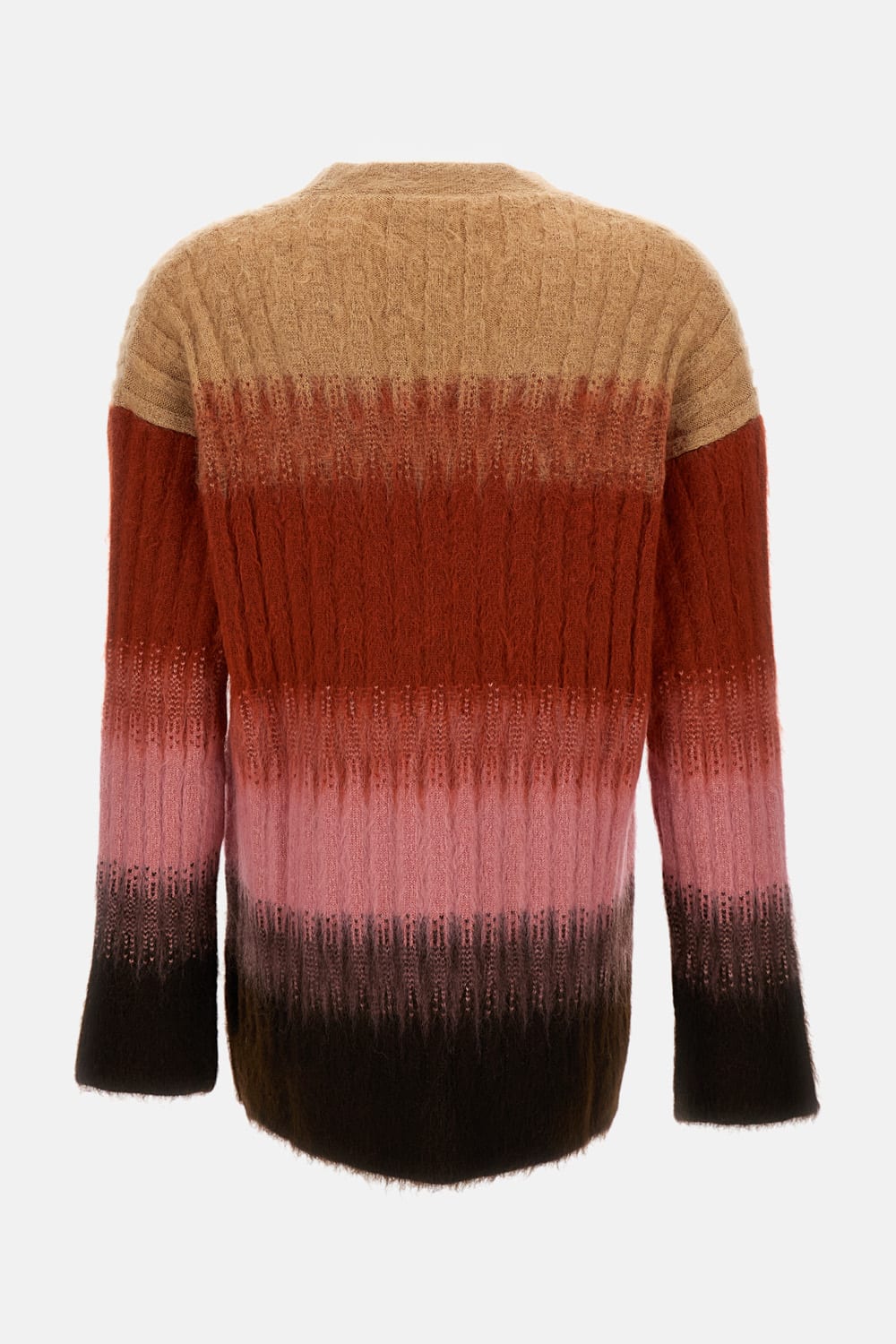 Fendi Wool Mohair Cardigan In Multi