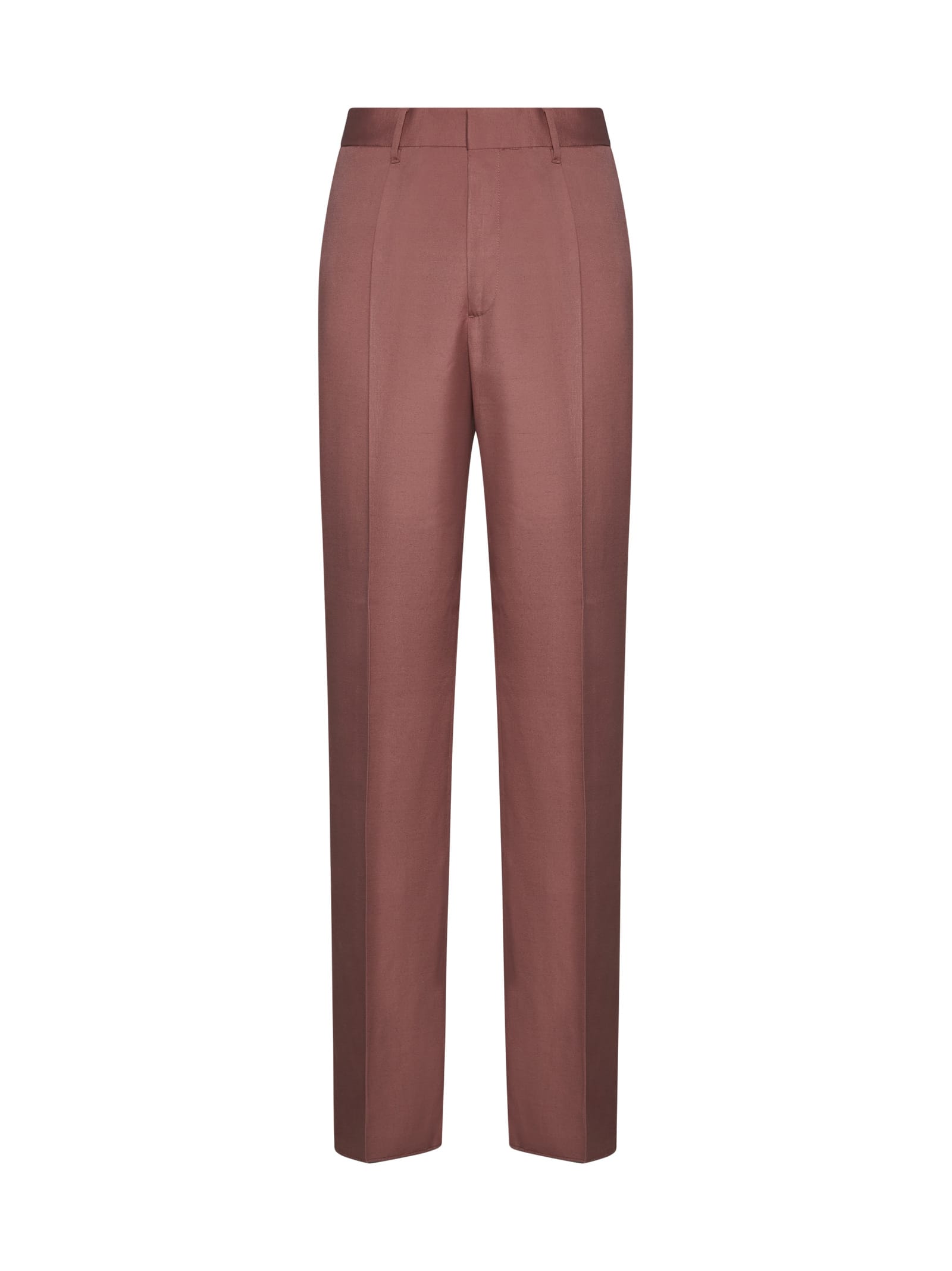 Shop Lardini Pants In Pink