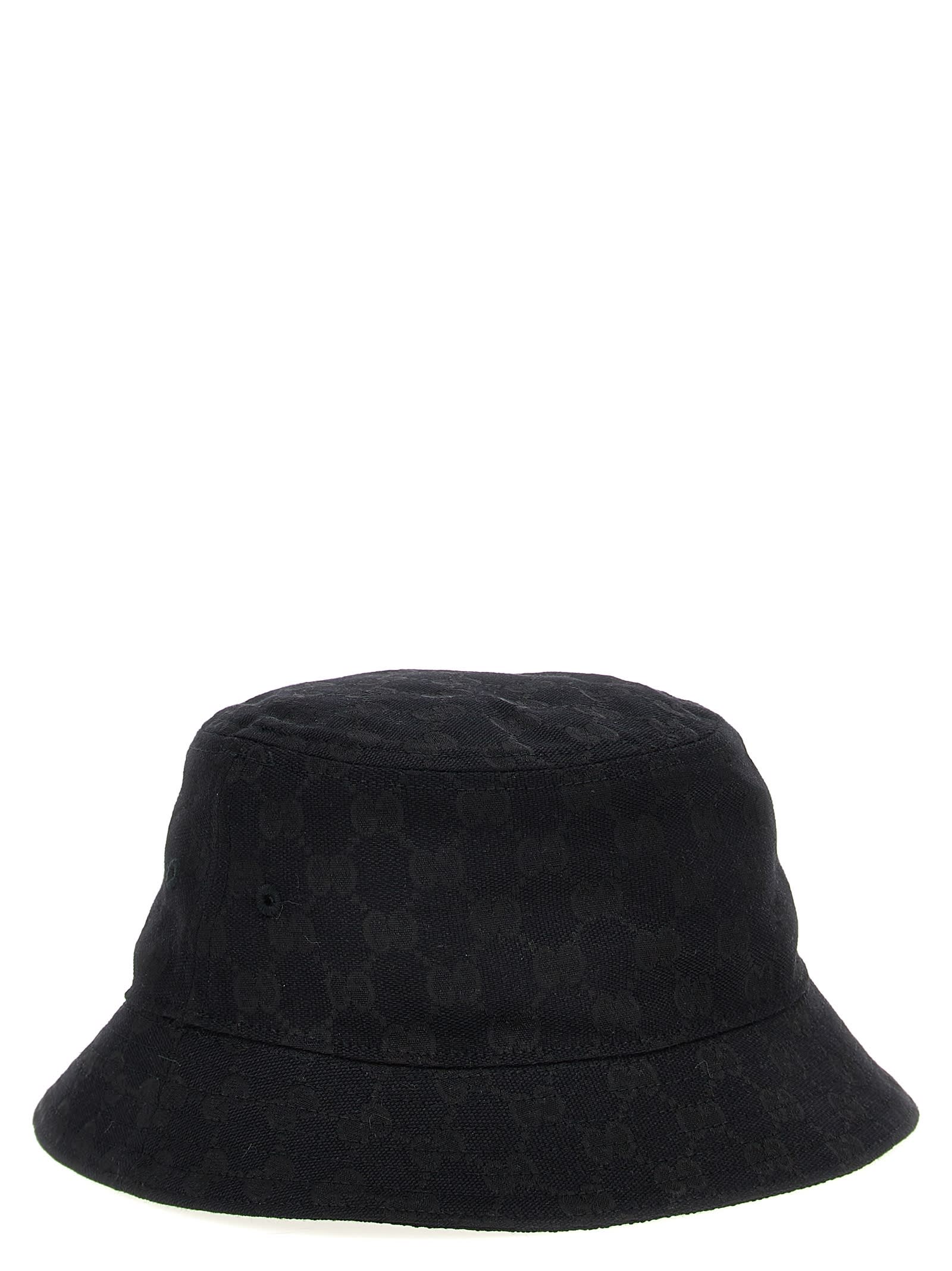 Shop Gucci Gg Bucket Hat In Black