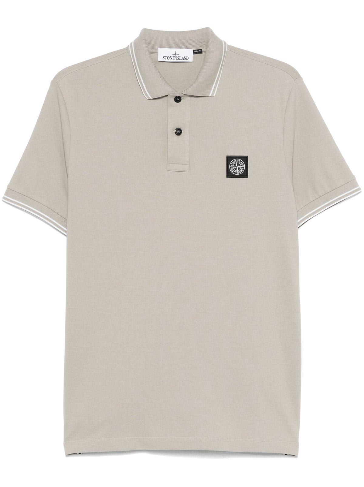 Logo Patch Short-sleeved Polo Shirt