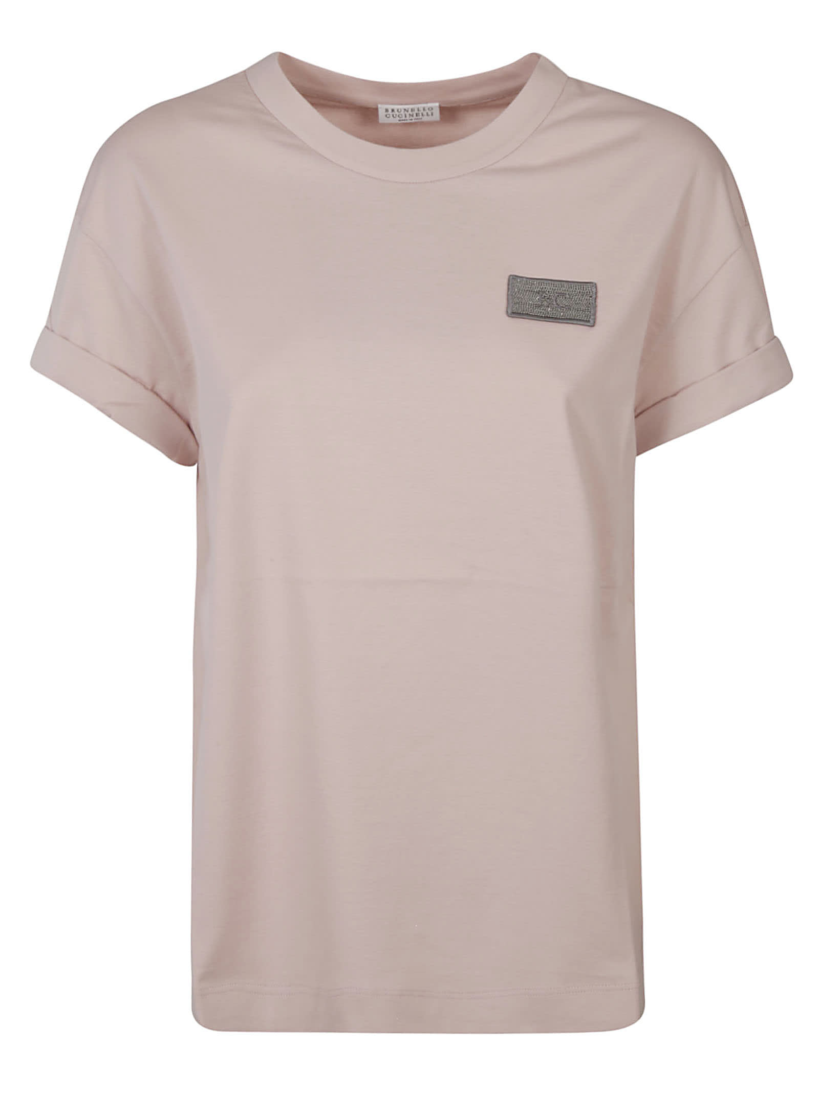 Brunello Cucinelli Logo Patched T-shirt