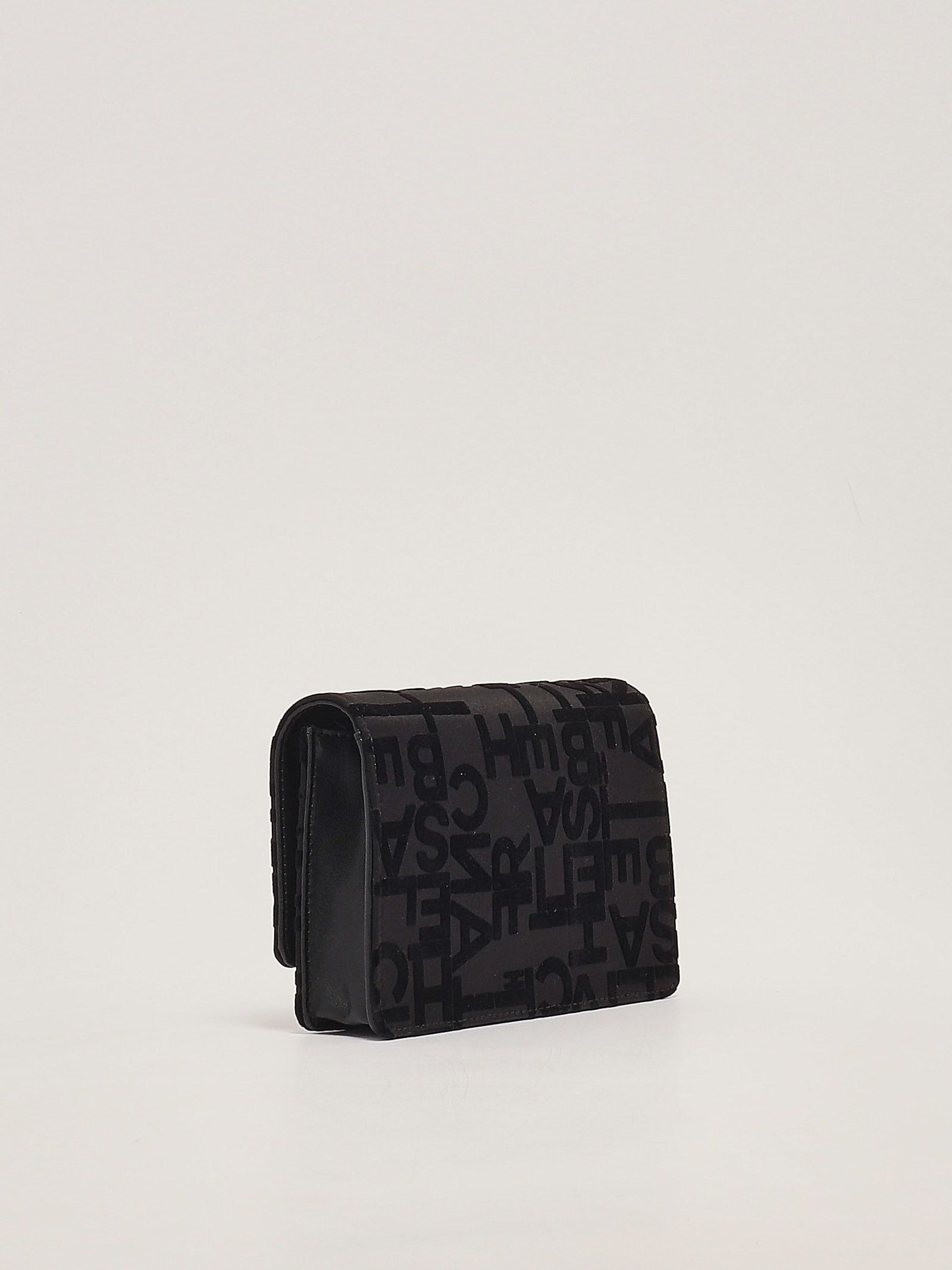 Shop Elisabetta Franchi Cotone Clutch In Nero