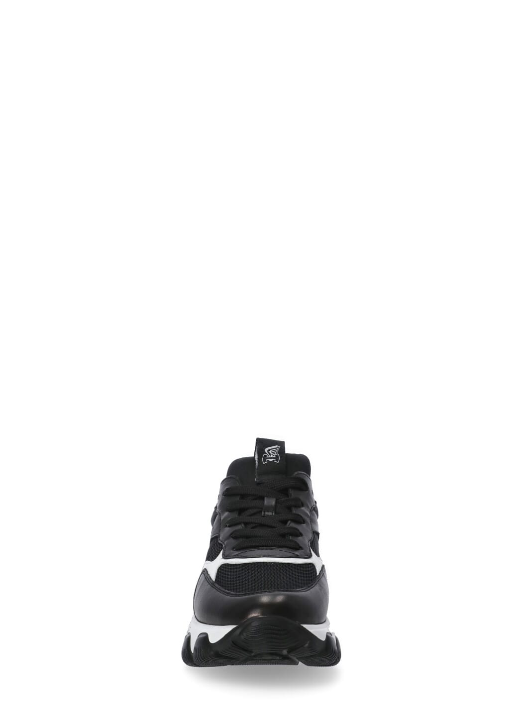 Hogan Black Fabric Hyperactive Sneakers In Black