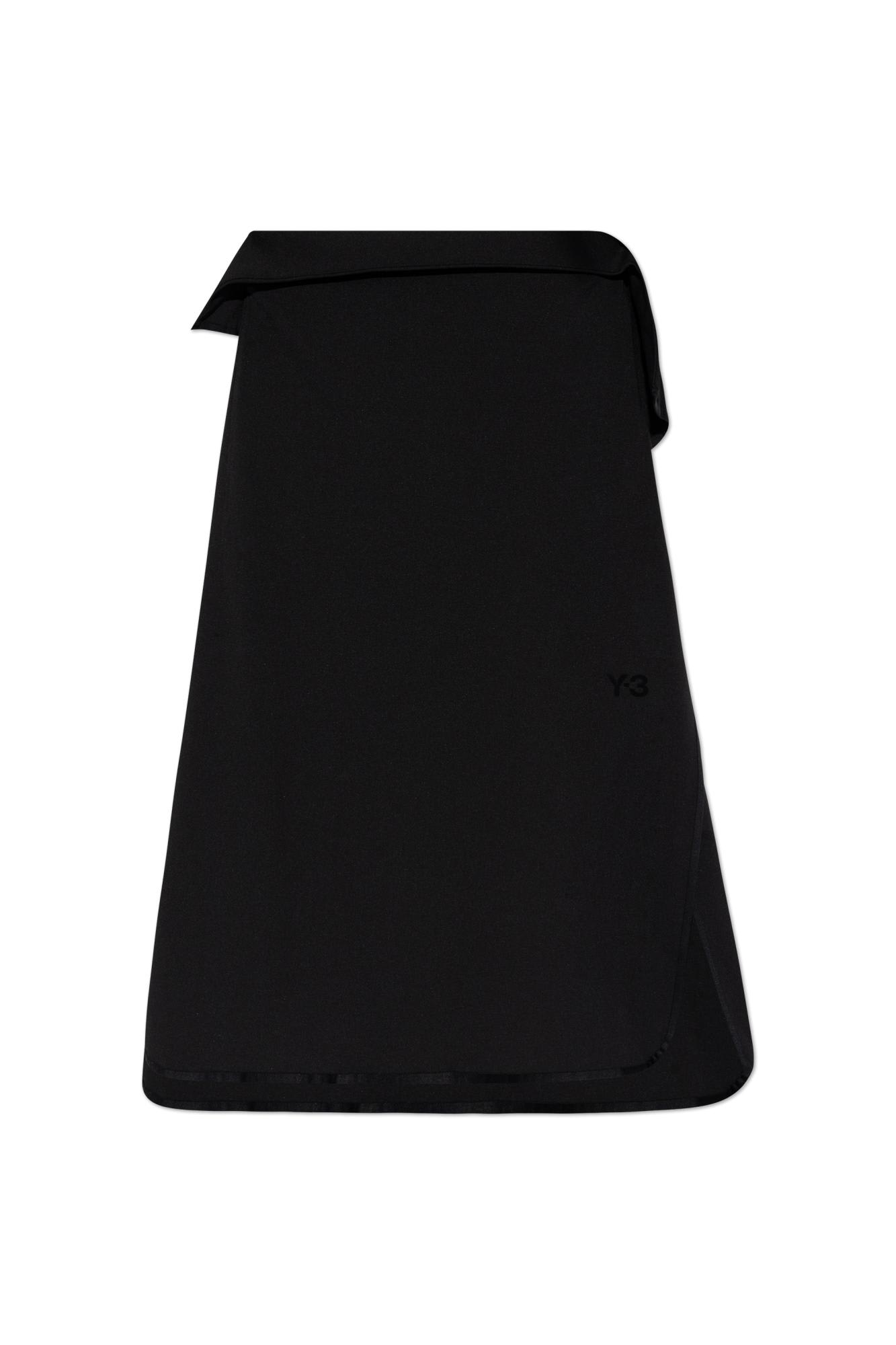 Shop Y-3 Skirt With Slit In Black