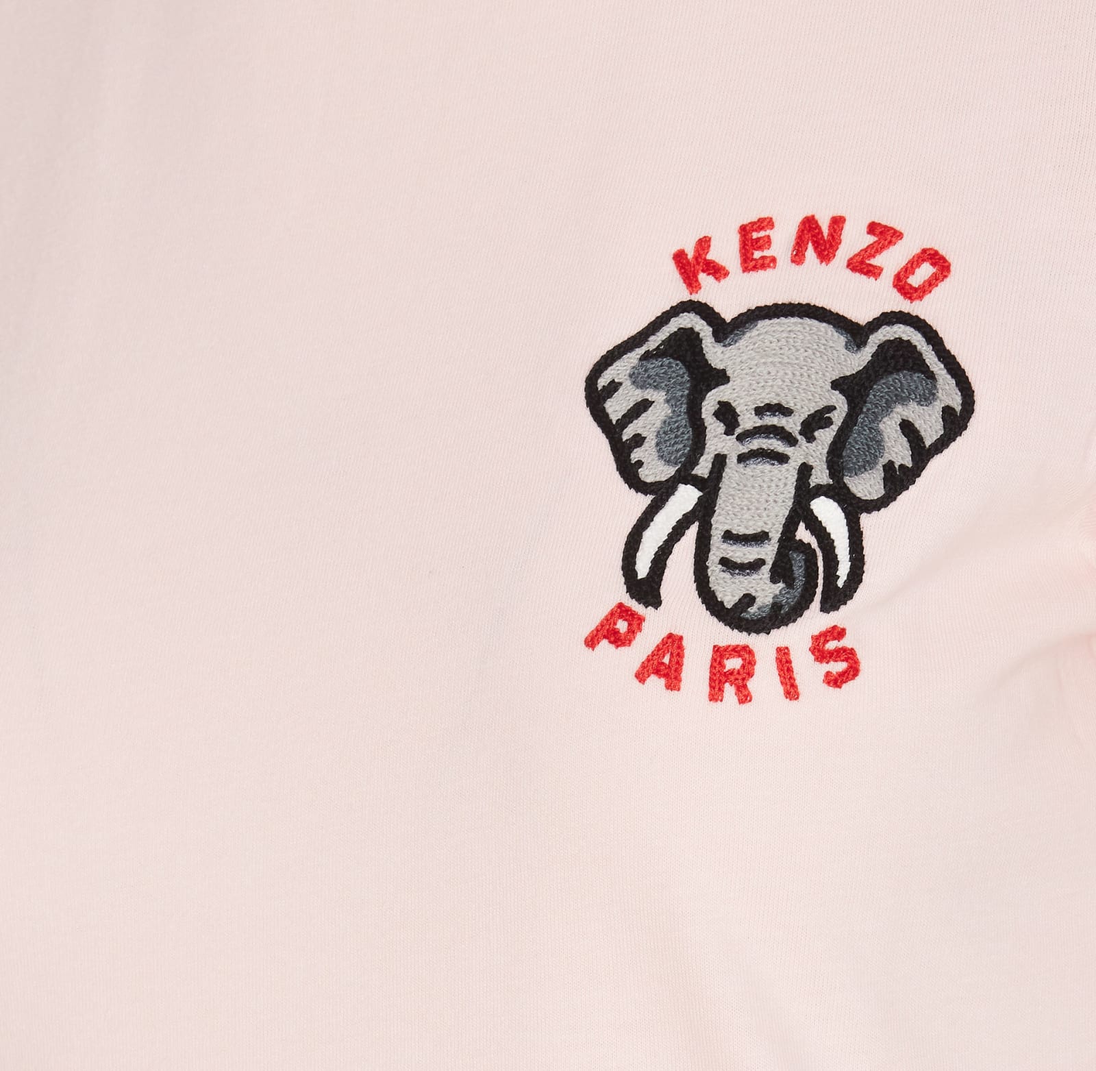 Shop Kenzo Crest Elephant T-shirt In Pink
