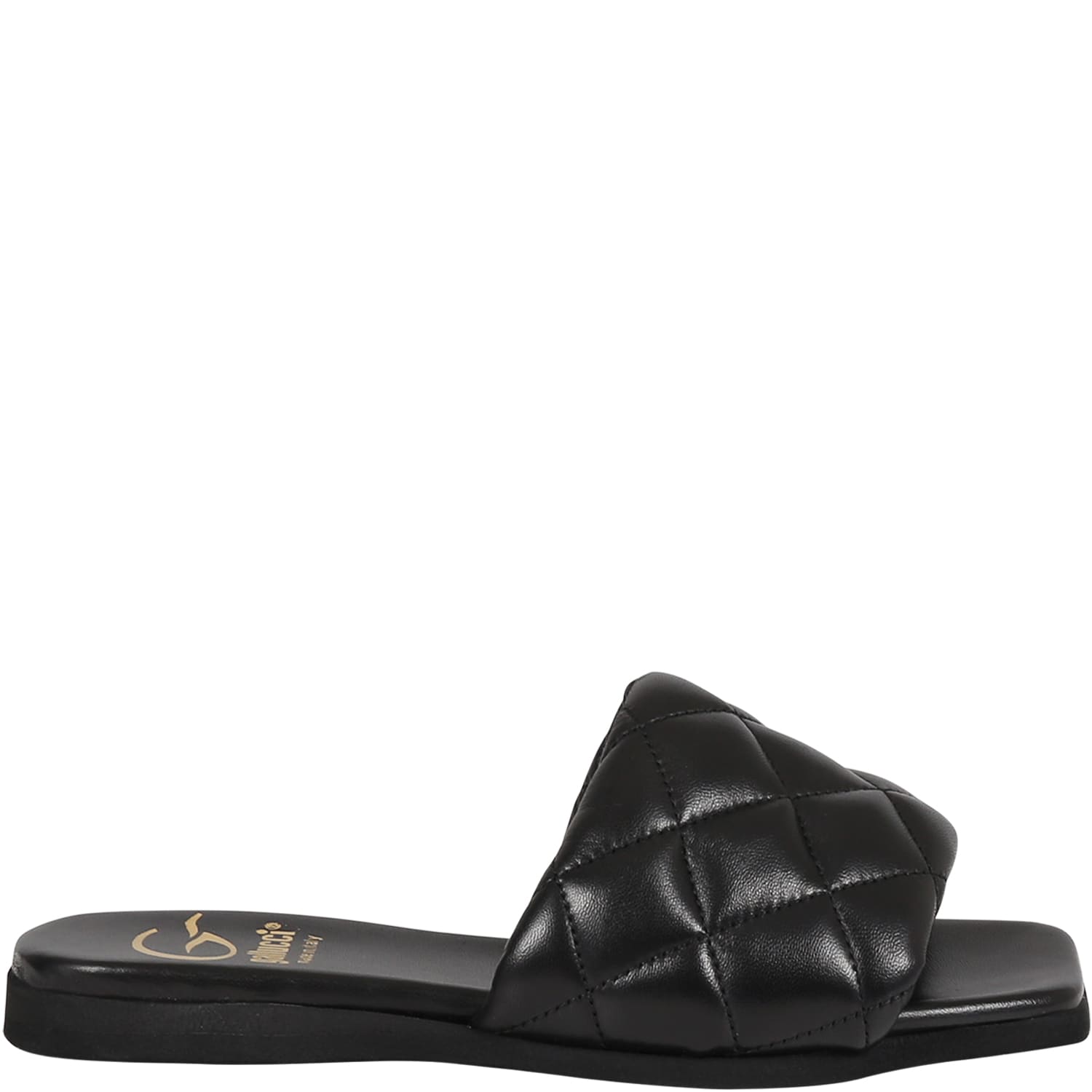 GALLUCCI BLACK SLIPPERS FOR GIRL