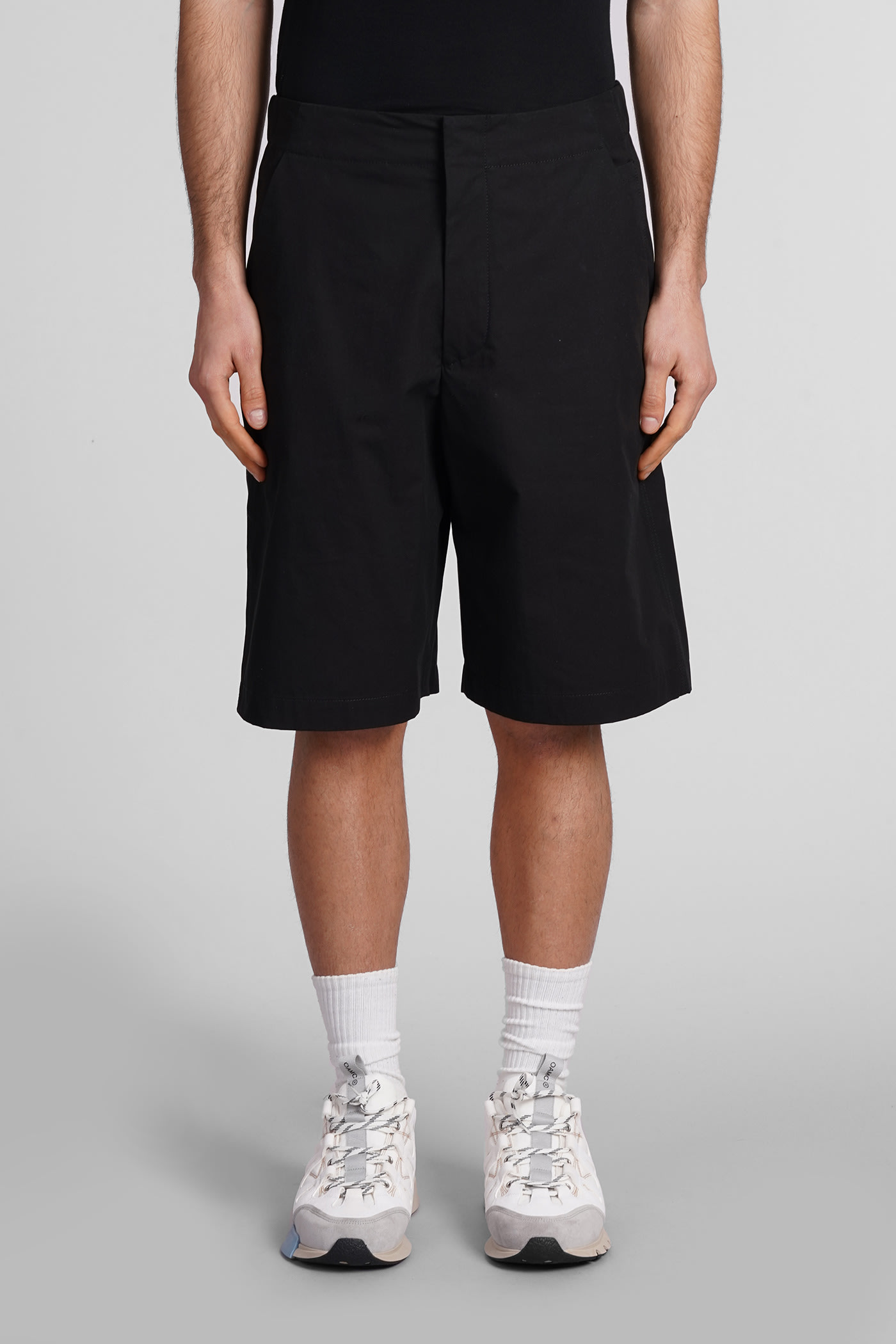 Vapor Shorts In Black Cotton