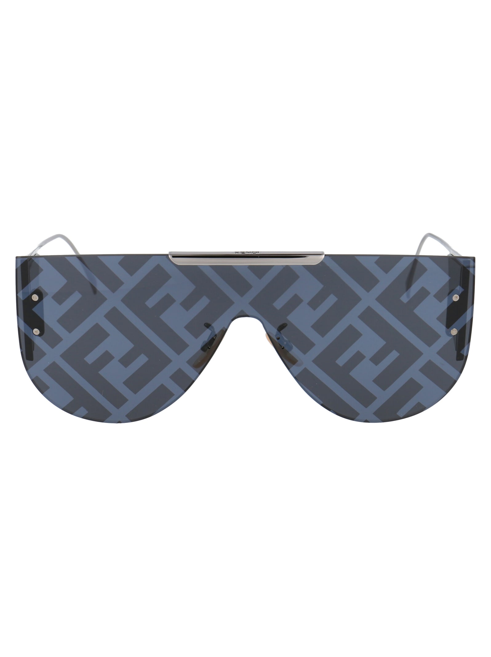 Fendi Men's Blue Metal Sunglasses