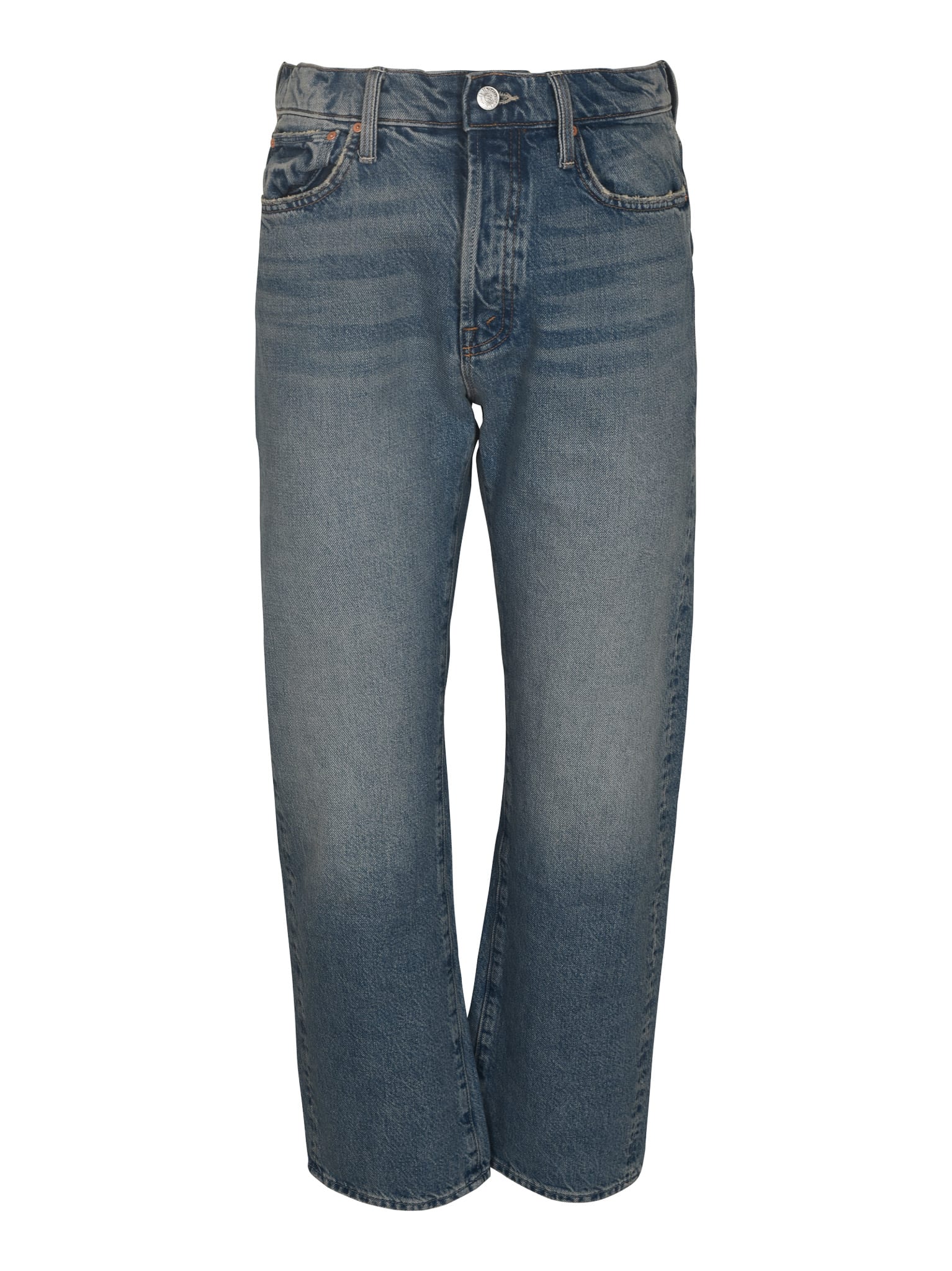 Shop Mother The Ditcher Hover Jeans In Stonewash