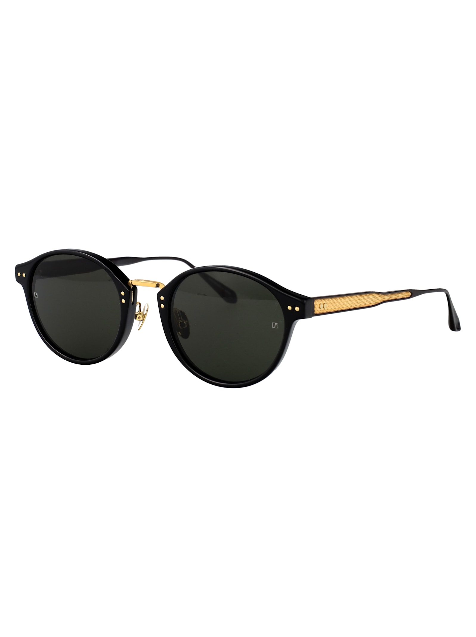 Linda Farrow Marco Sunglasses In Black