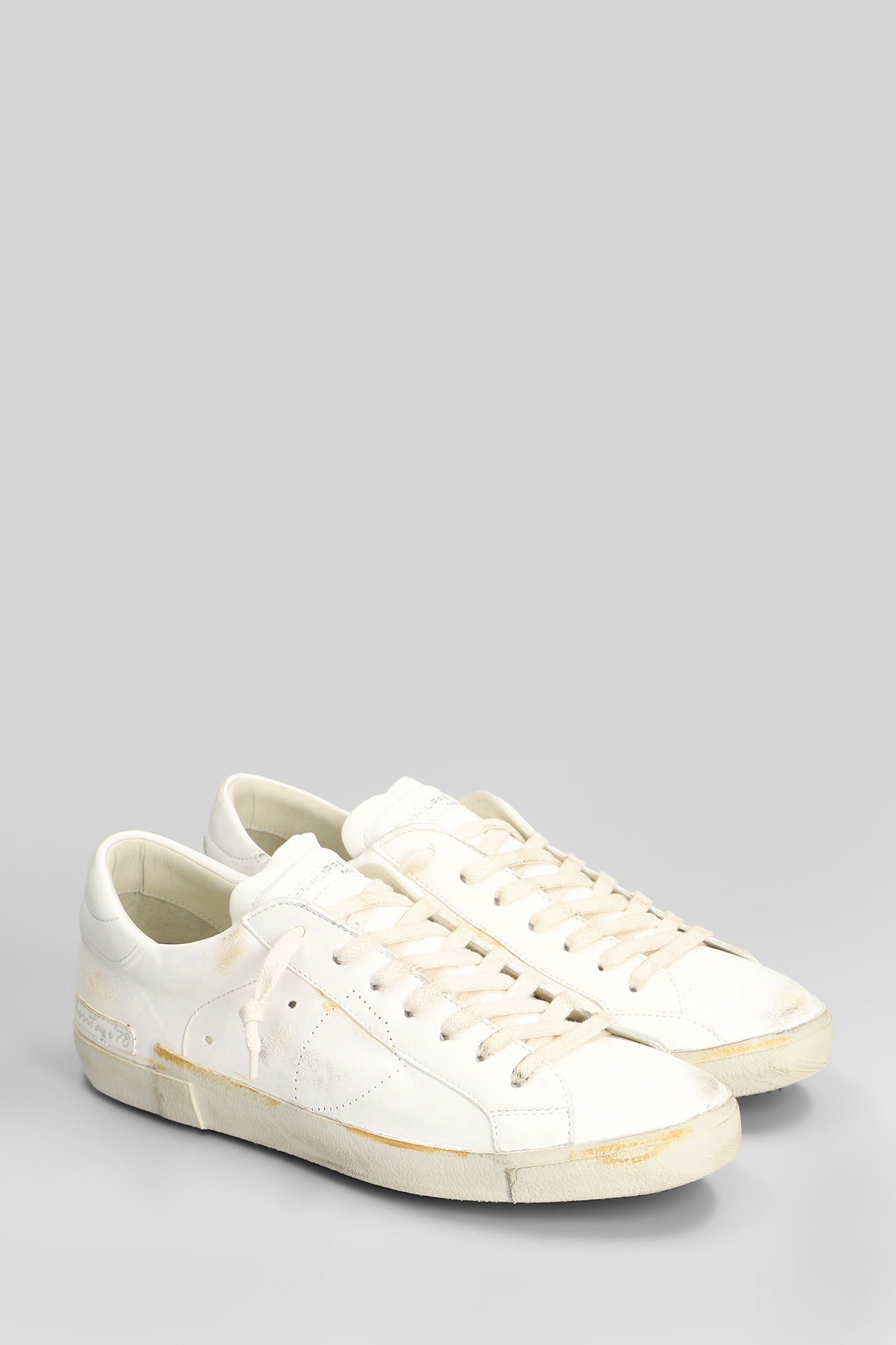 Philippe Model Sneakers Prsx Low Man Vintage Blanc In White