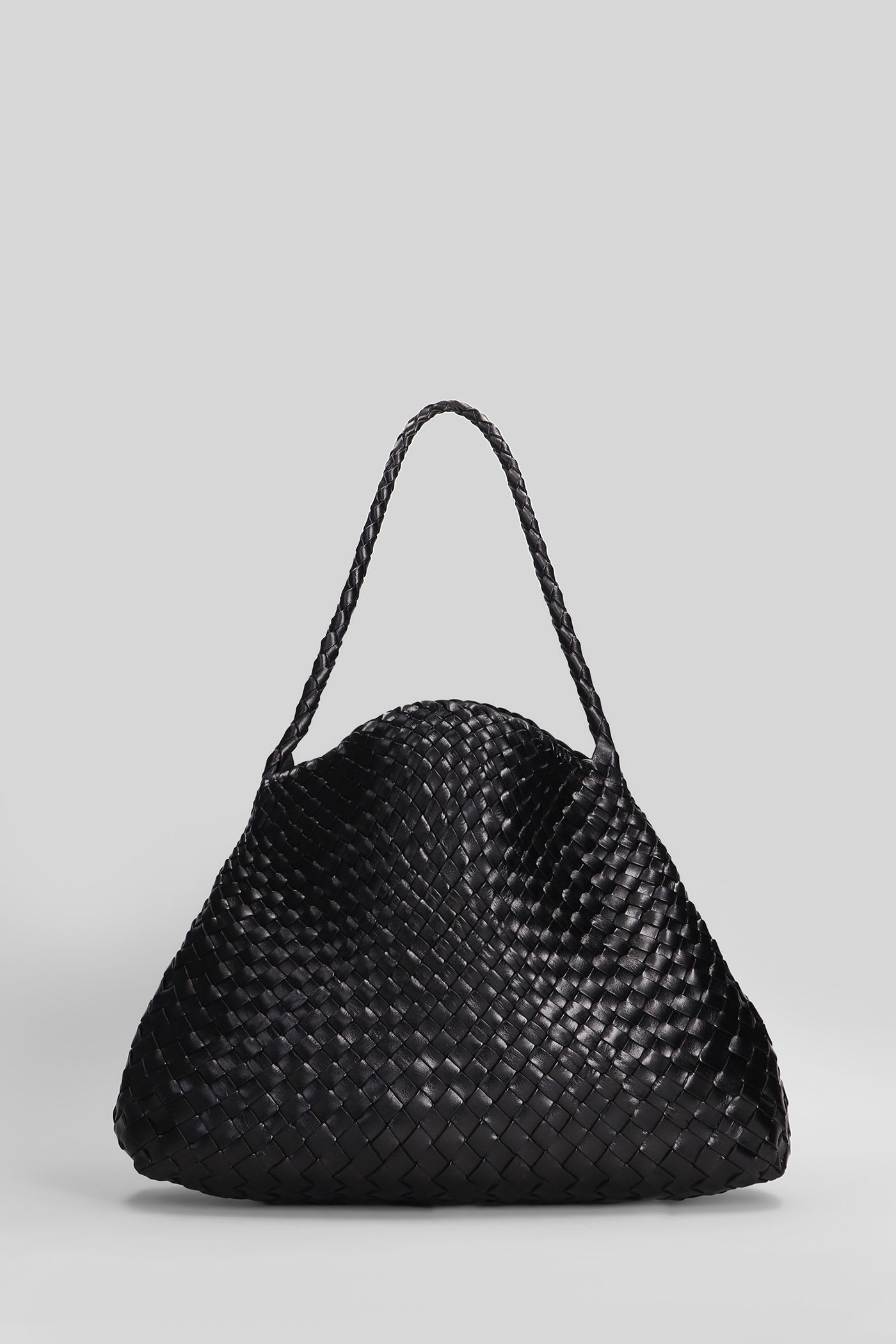 Dragon Diffusion Santa Maria Mini Hand Bag In Black Leather In Black