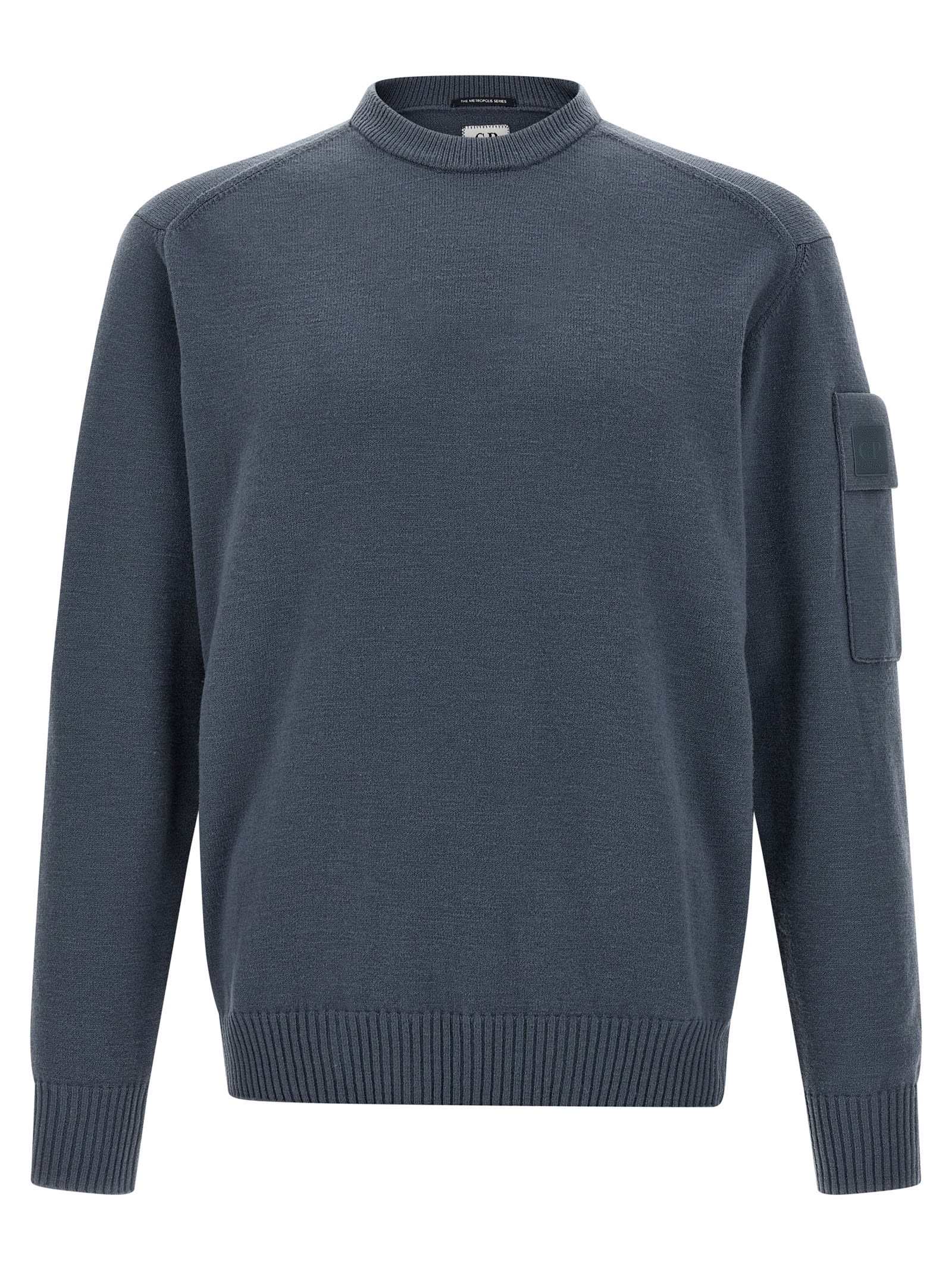 C.p. Company Extrafine Wool Sweater Sweaters And Cardigans Blue In Blue