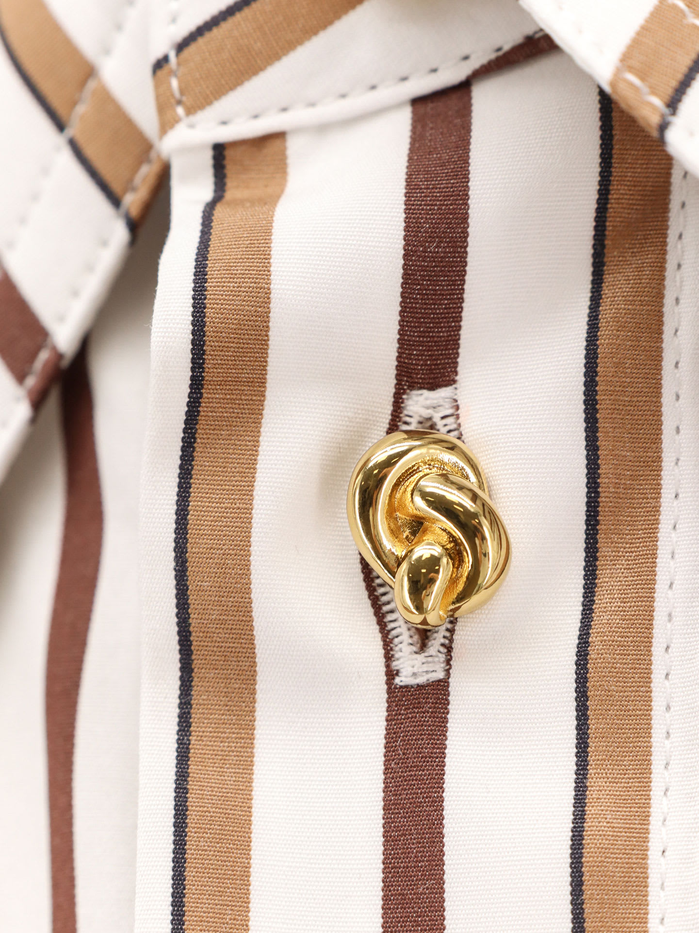 Bottega Veneta Cotton Shirt In Multi
