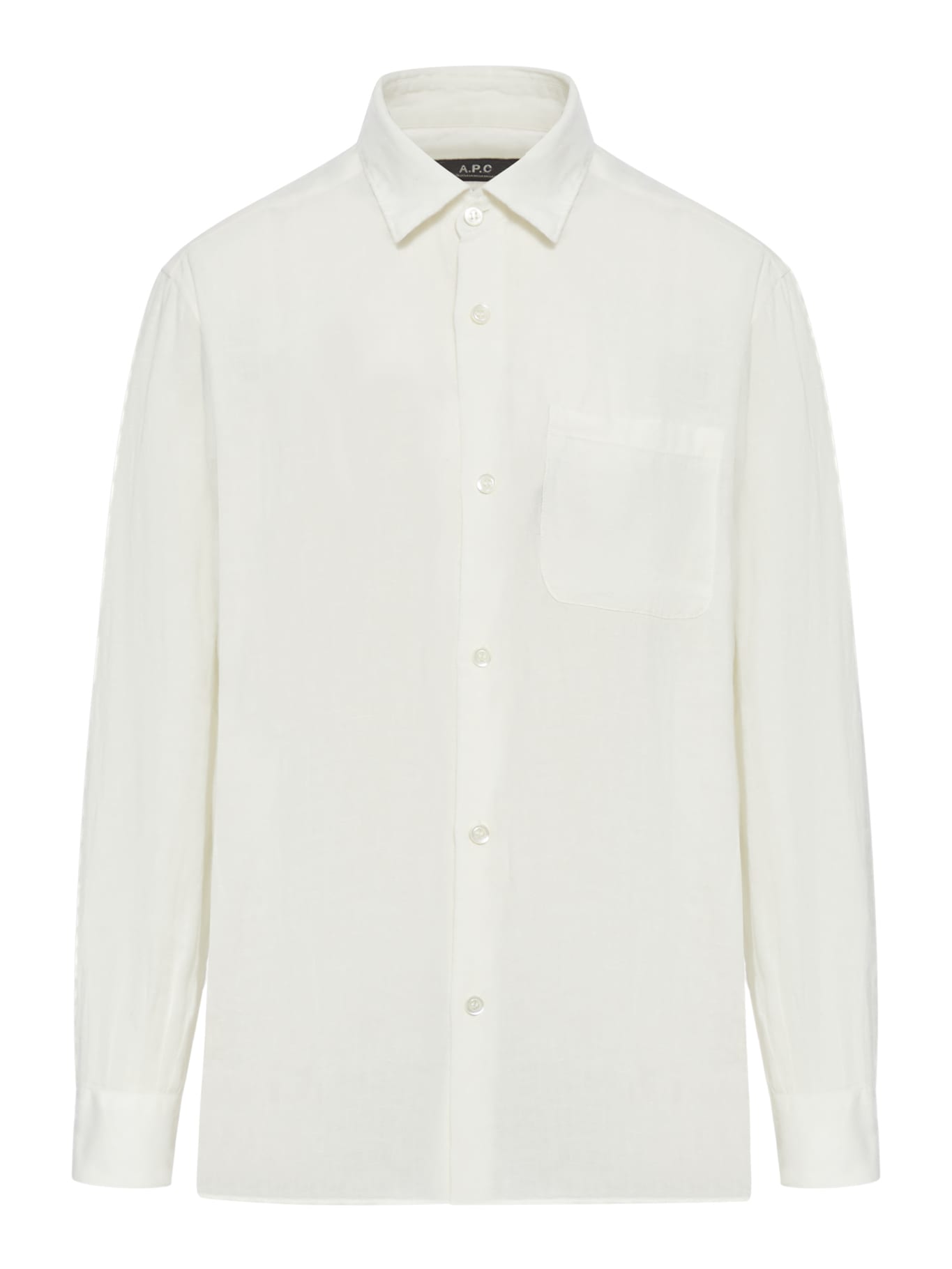 Shop Apc Chemise Sela In Aac Off White