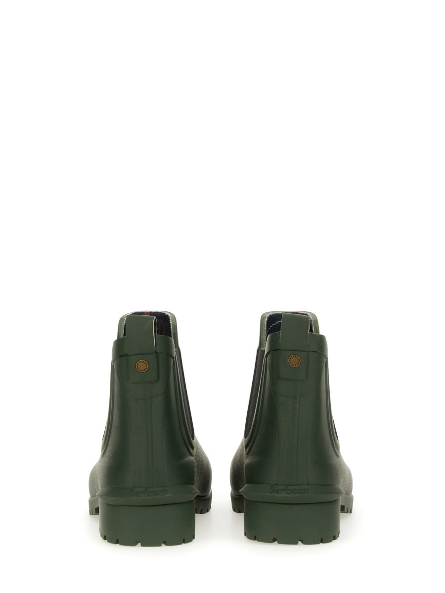 Barbour Nimbus Waterproof Chelsea Rain Boot In Green