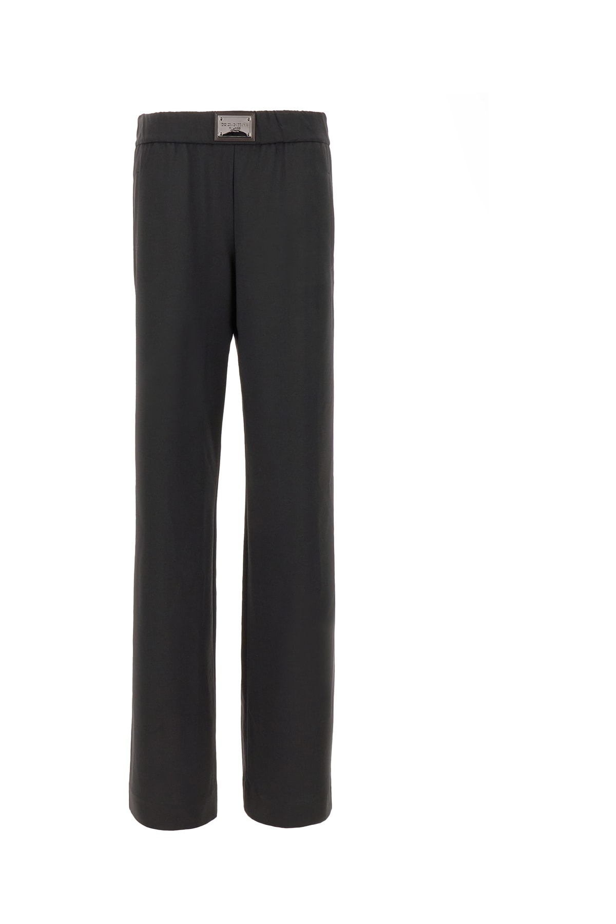 Dolce & Gabbana Black Stretch Wool Blend Pants In N0000