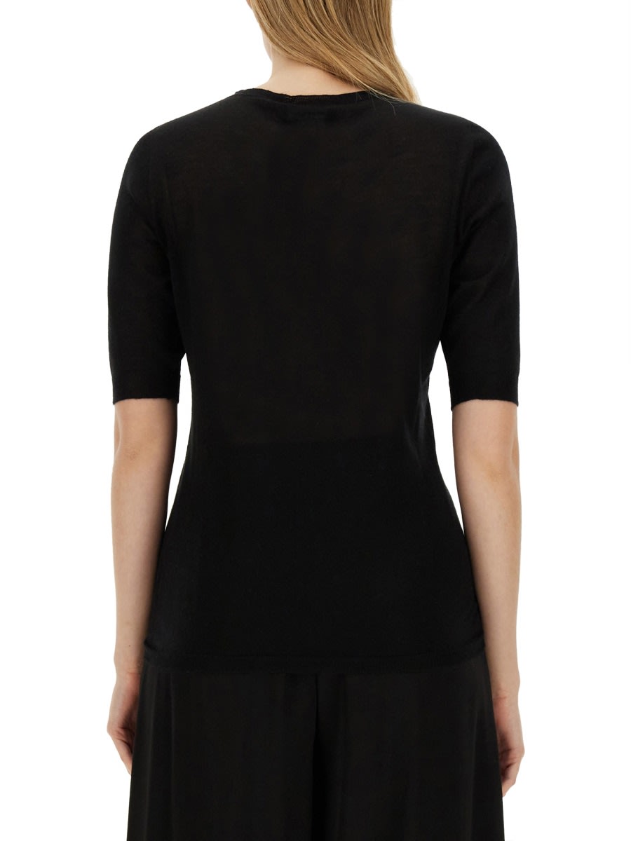 Shop Fabiana Filippi Cashmere Sweater In Black