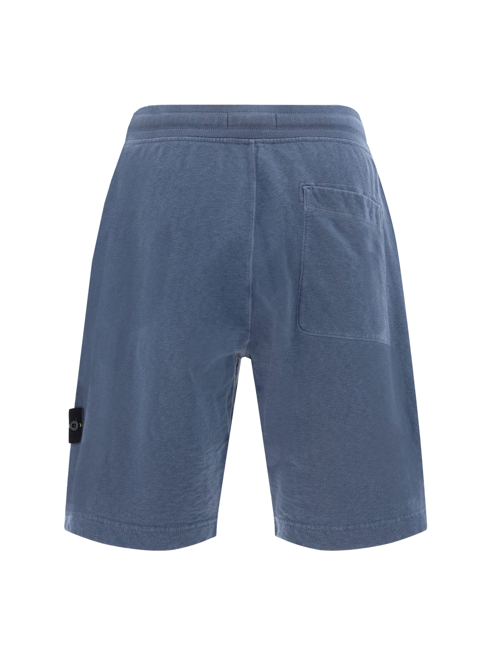 Shop Stone Island Shorts In Dark Blue