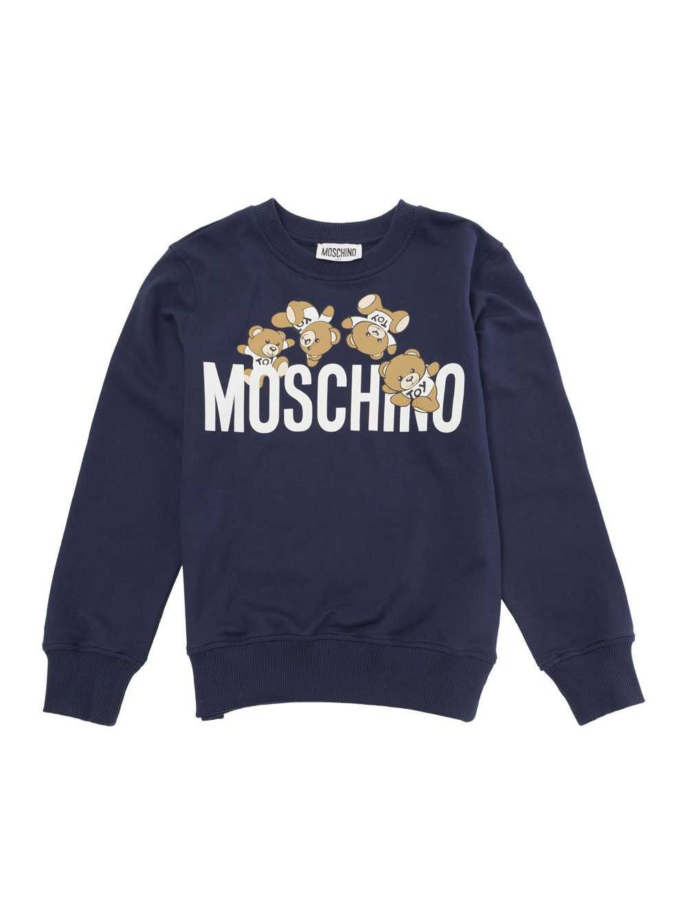 Moschino Kids' Sweatshirt In Blu