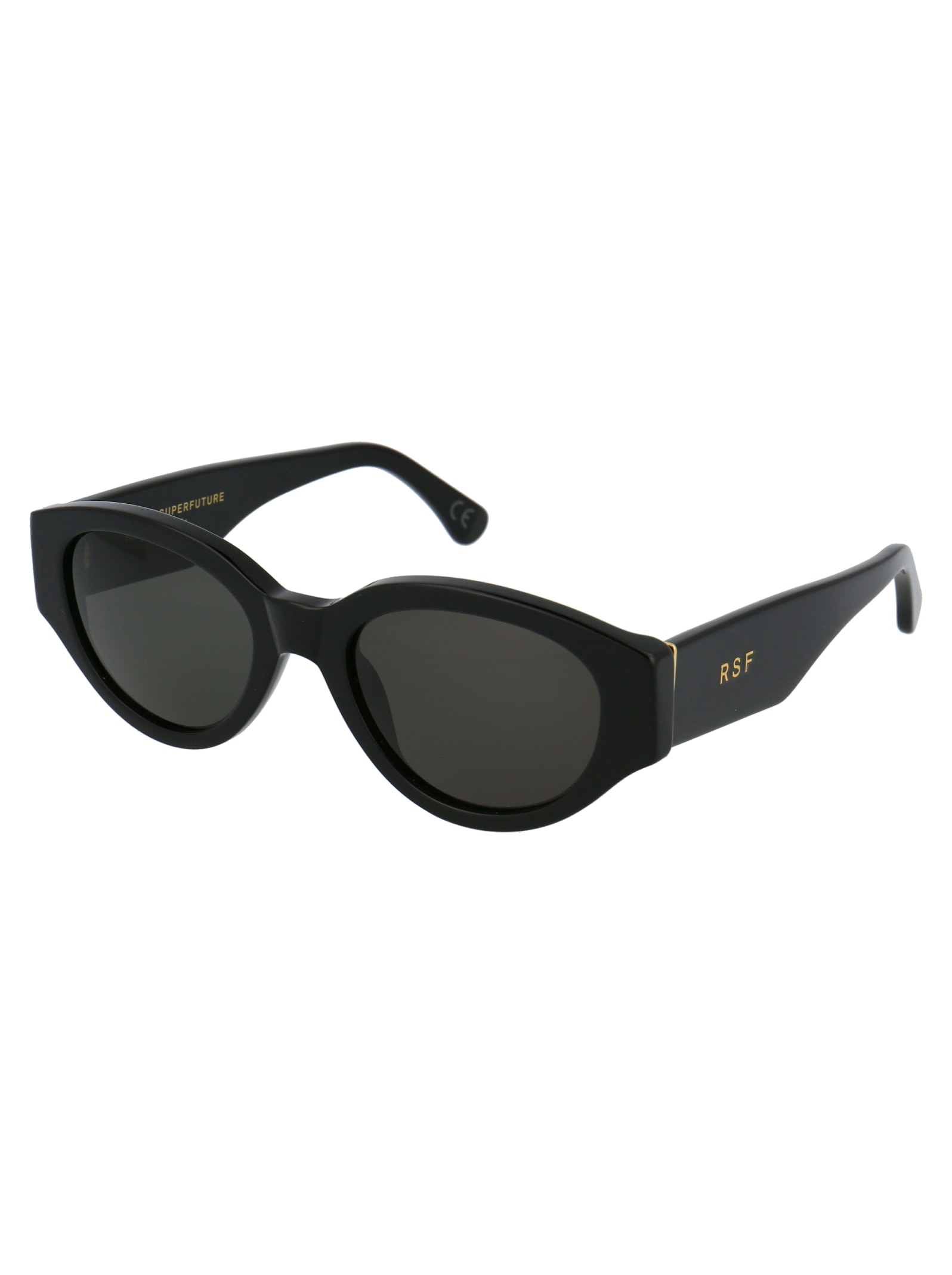 Retrosuperfuture Black Acetate Sunglasses