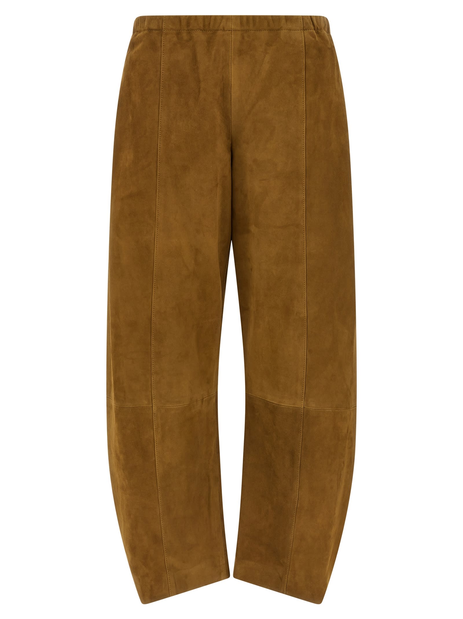 Khaite Clover Pants In Brown