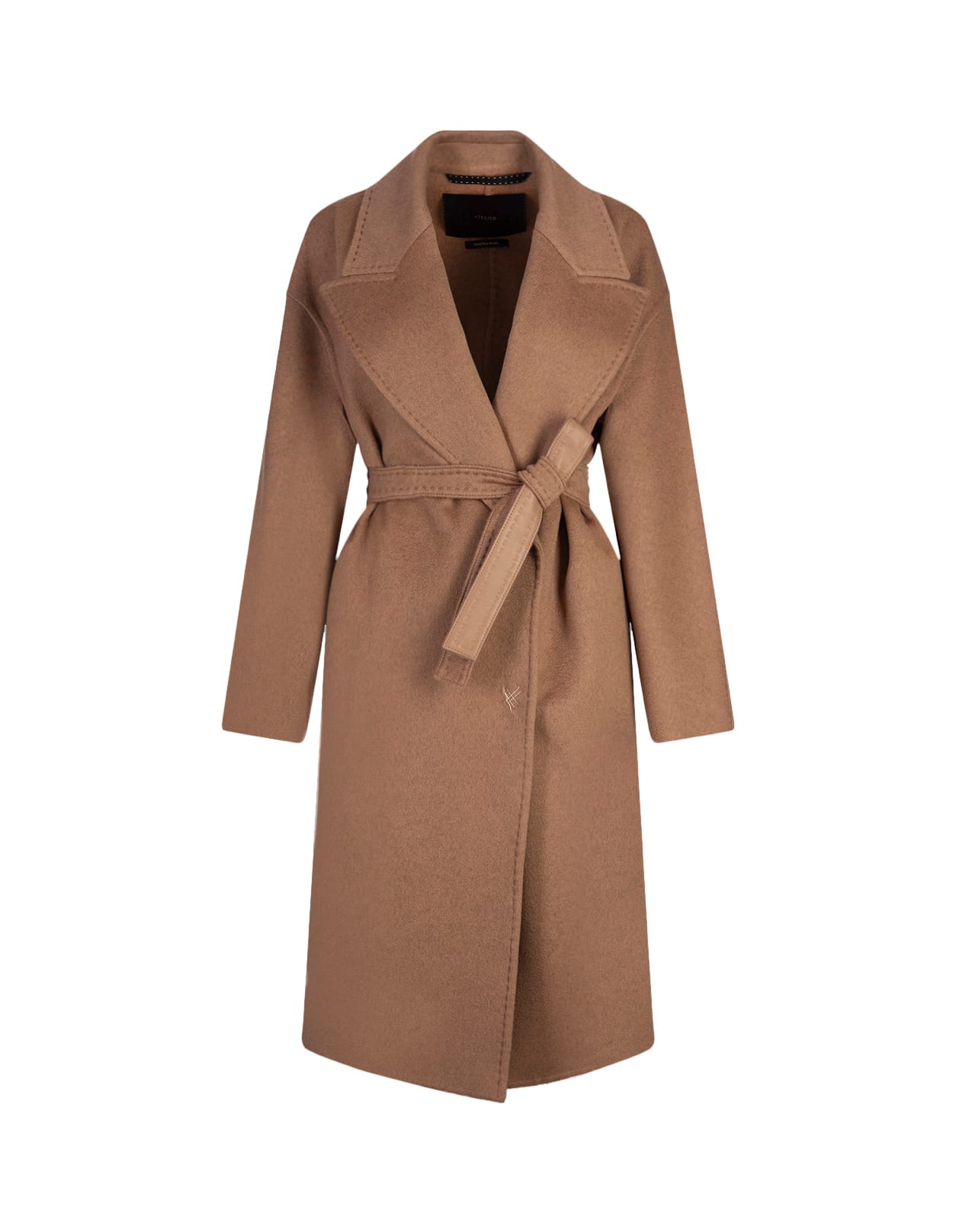 Shop Max Mara Camel Valle Coat In Brown