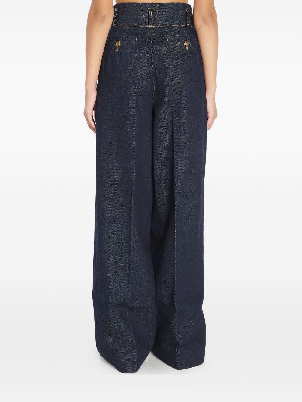 Zimmermann Denim Hypnotic Wide-leg Jeans In Blue
