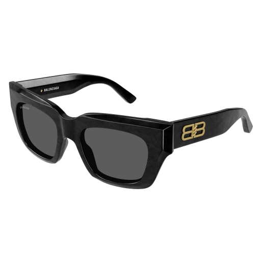 Shop Balenciaga Bb0234s Sunglasses In Black Black Grey