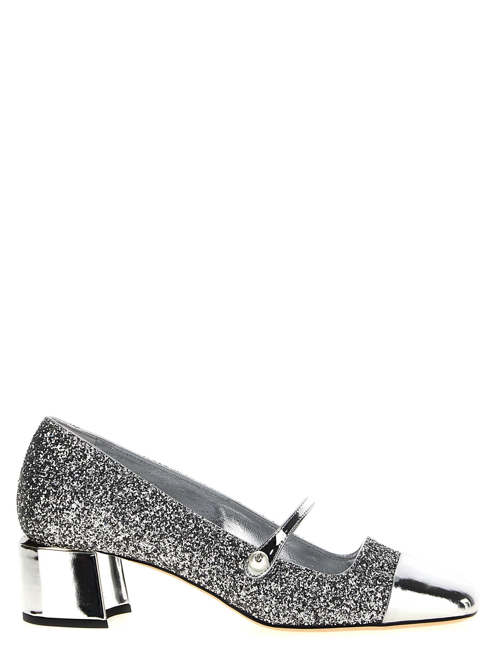 Shop Jimmy Choo Elisa Pumps In Silver