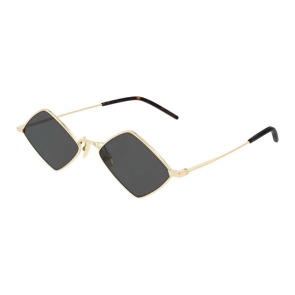 Shop Saint Laurent Eyewear In Oro/grigio