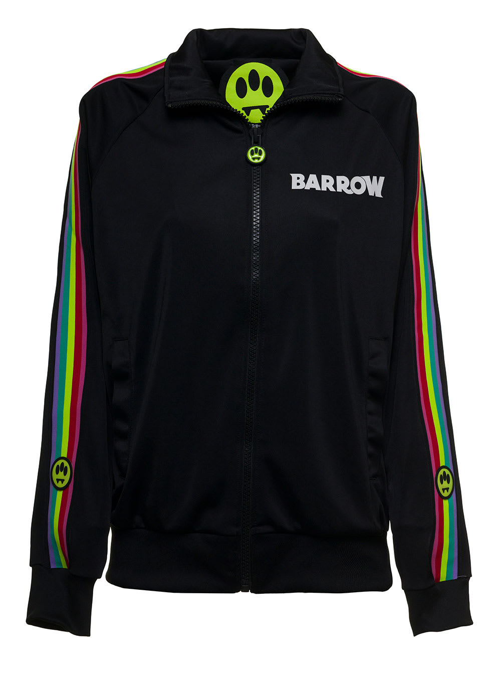 Barrow Black Triacetate Sweatshirt With Logo