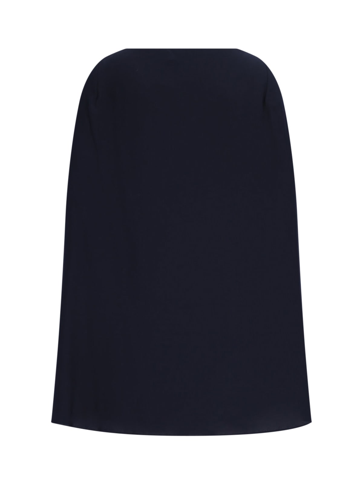 Ralph Lauren Mini Cape Dress In Blue