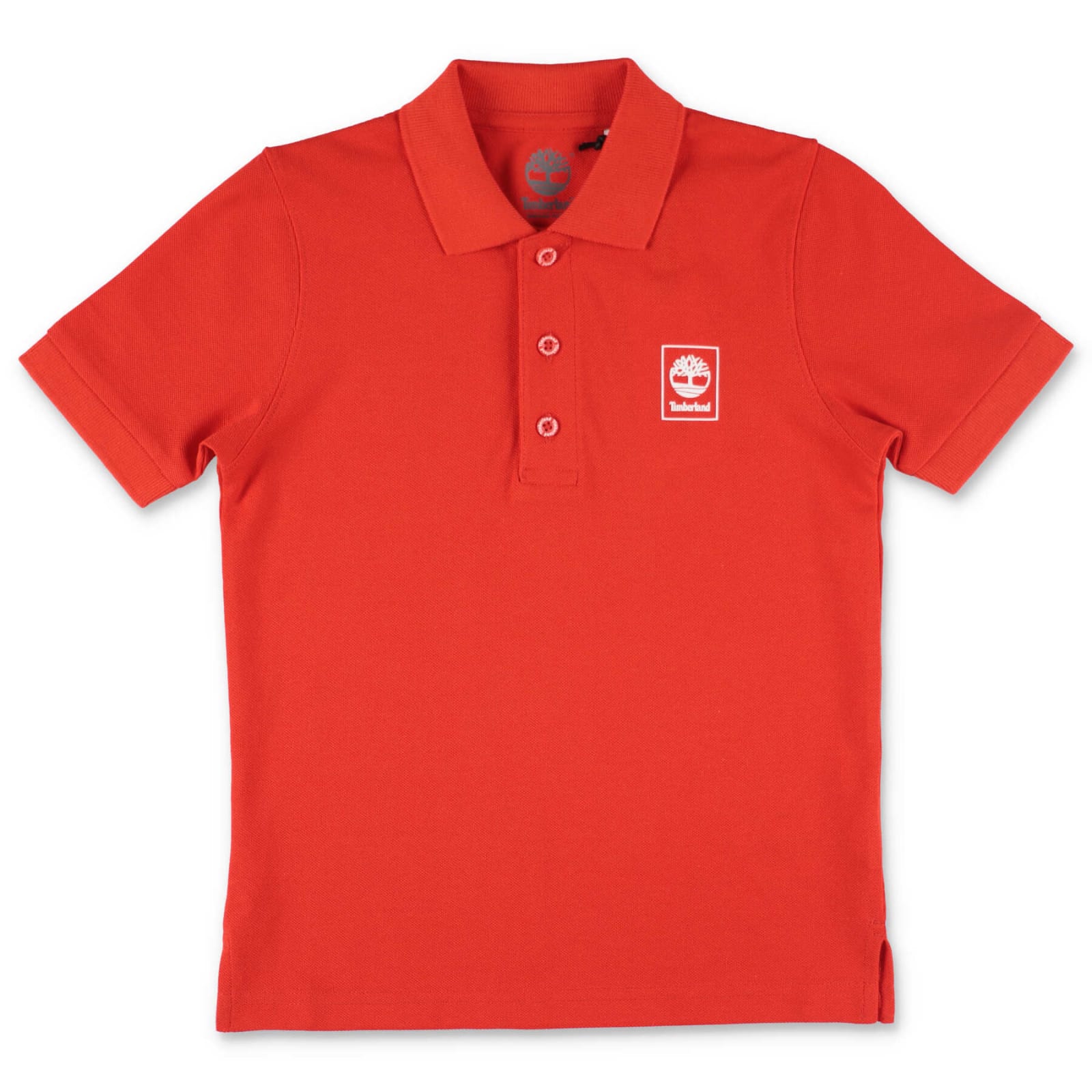 Timberland Polo Rossa In Cotone