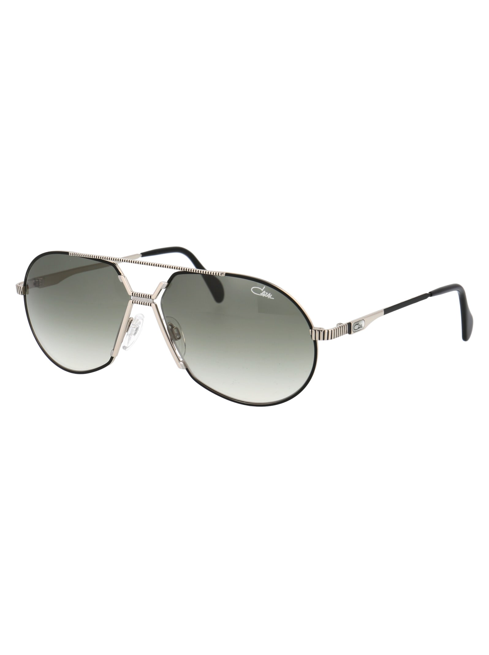 Shop Cazal Mod. 968 Sunglasses In 002 Black Silver