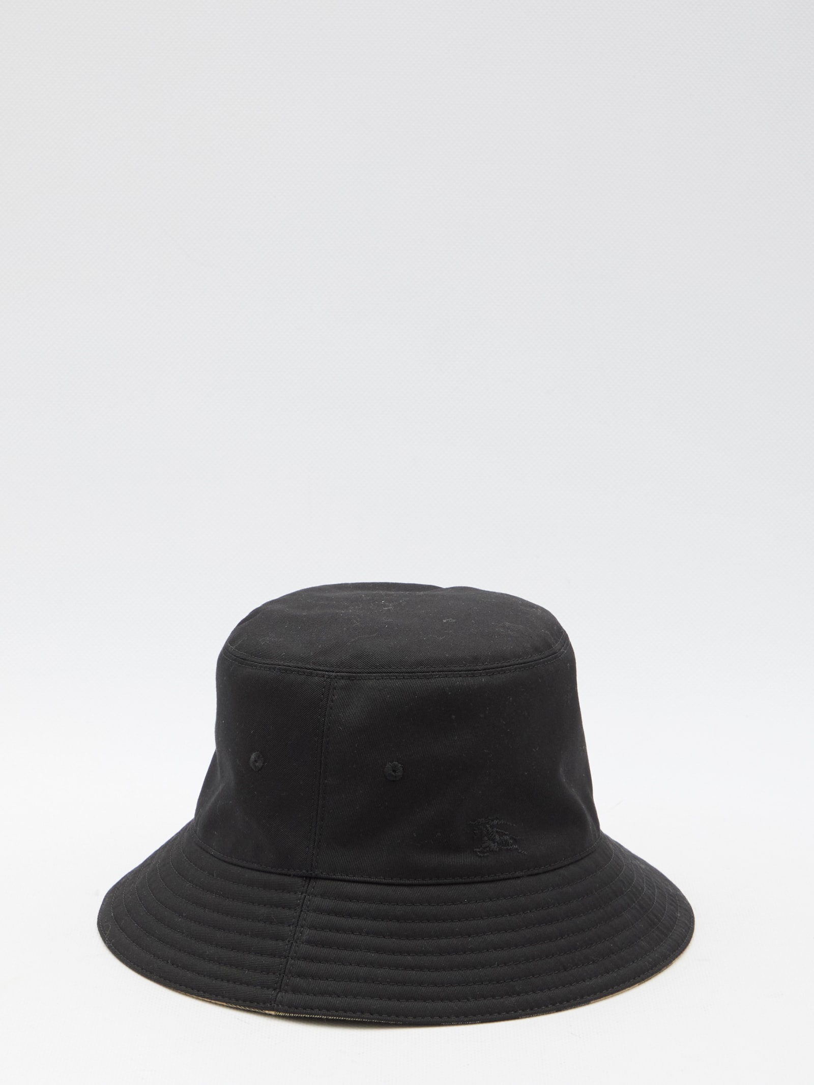 Shop Burberry Reversible Bucket Hat In Black