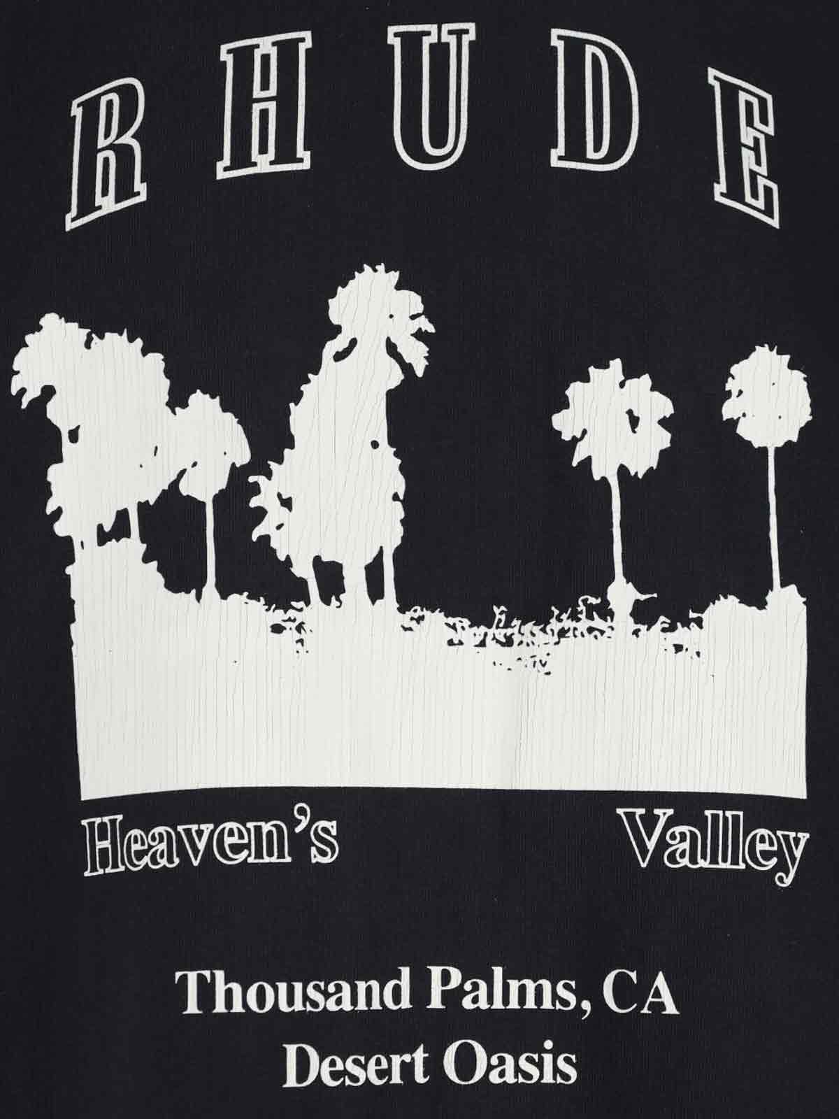 Rhude Thousand Palms T-shirt In Black