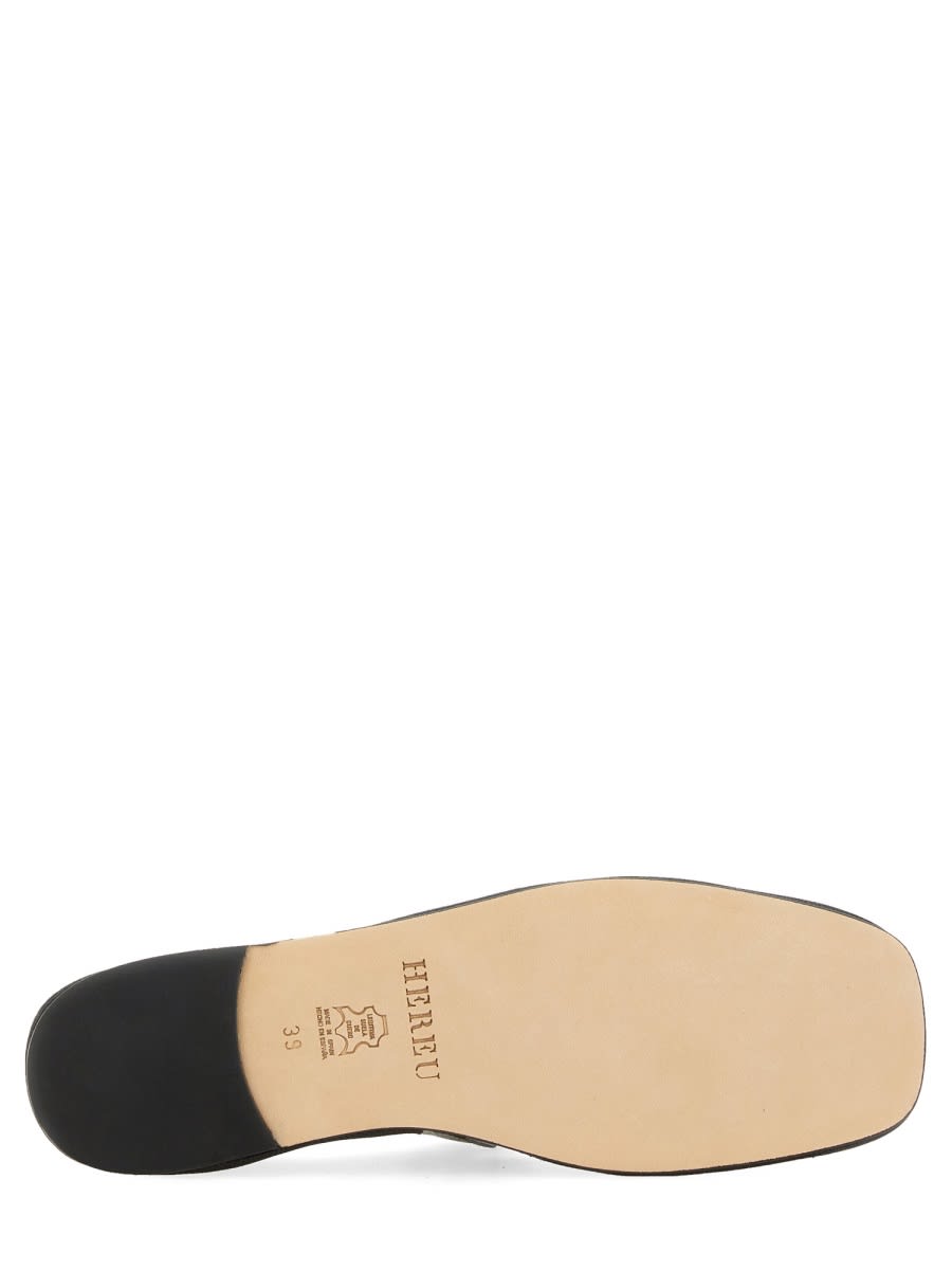 Hereu Women Shoe Llasada Crinkled In Black