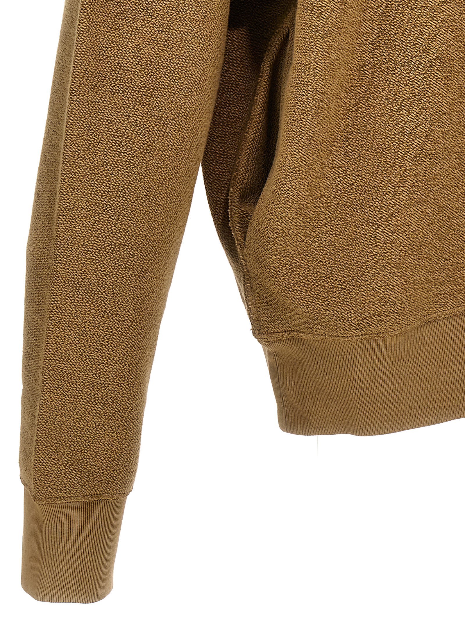 Dolce & Gabbana Men's Logo Print Hoodie In Sand