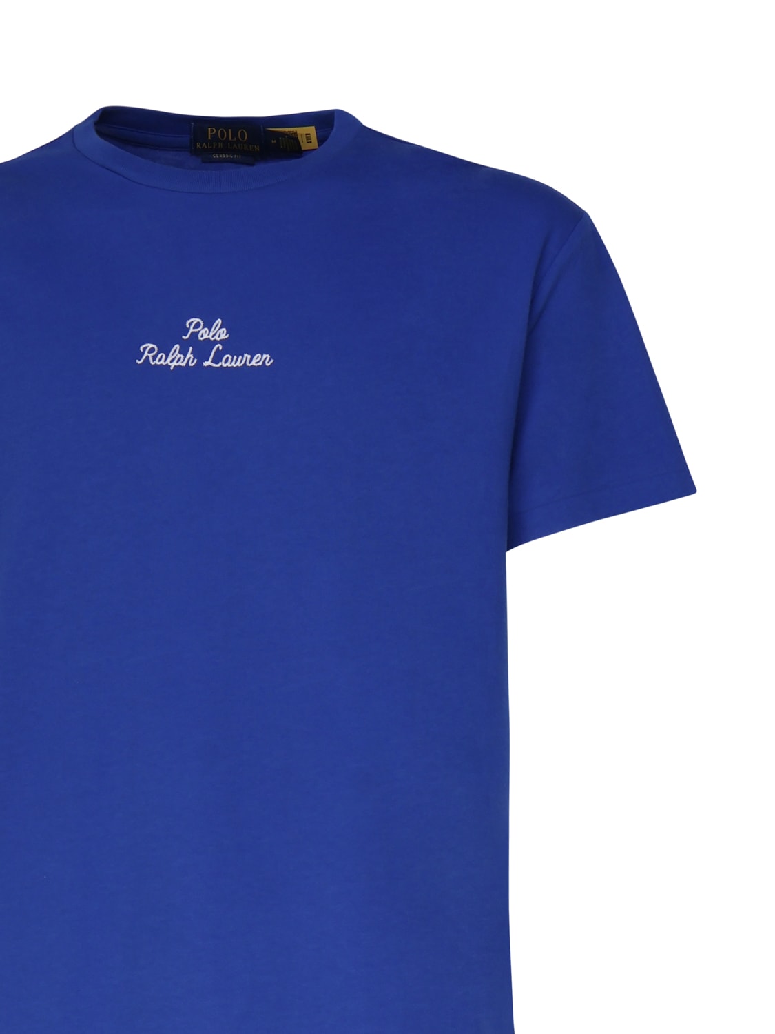 Shop Polo Ralph Lauren T-shirt With Embroidery In Blue