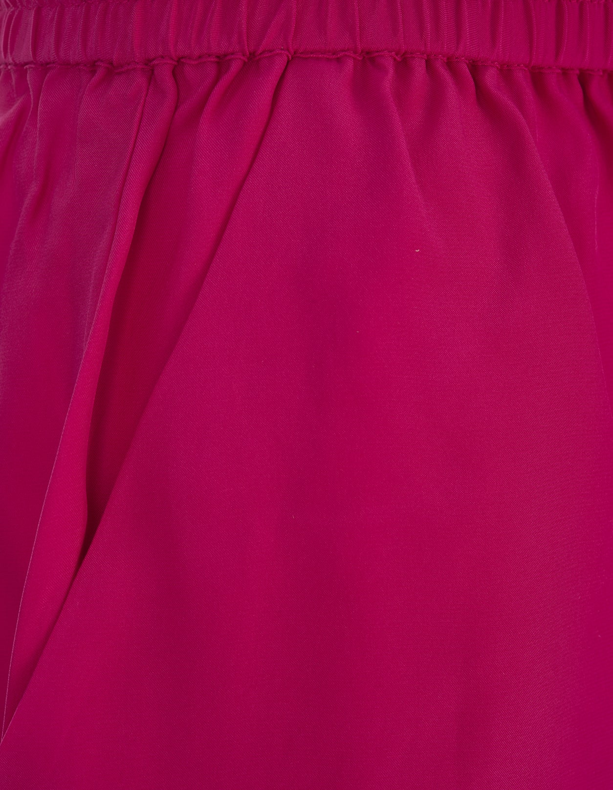 Shop P.a.r.o.s.h Sofia Shorts In Fuchsia Silk In Pink