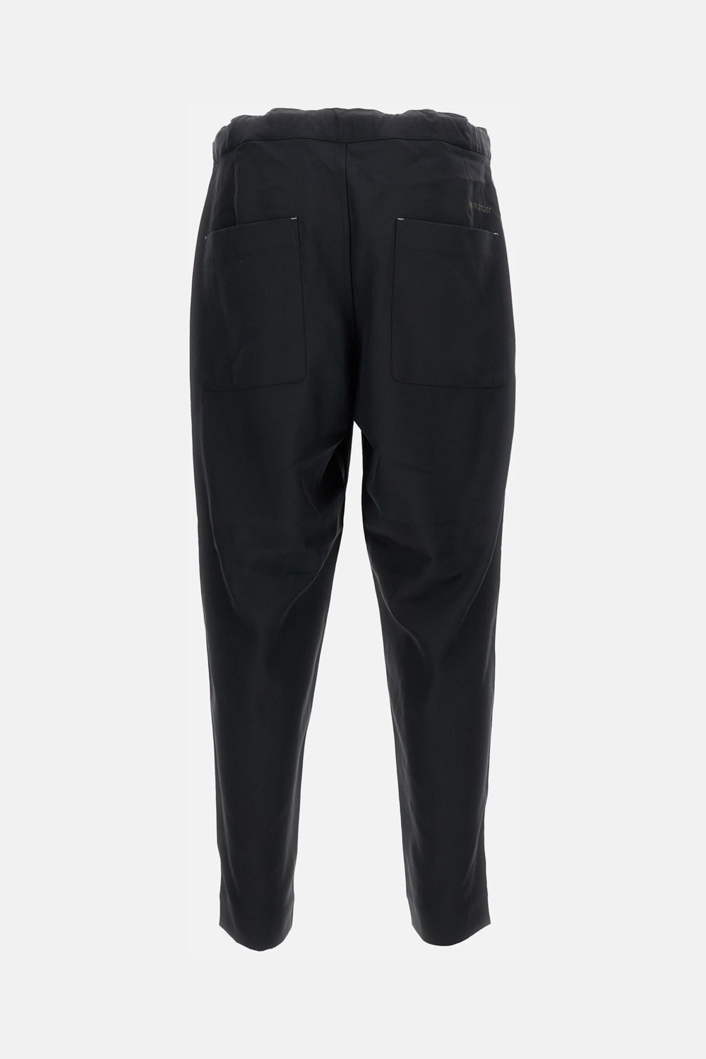And Wander Pe Melange Twill Wide Pants In Black