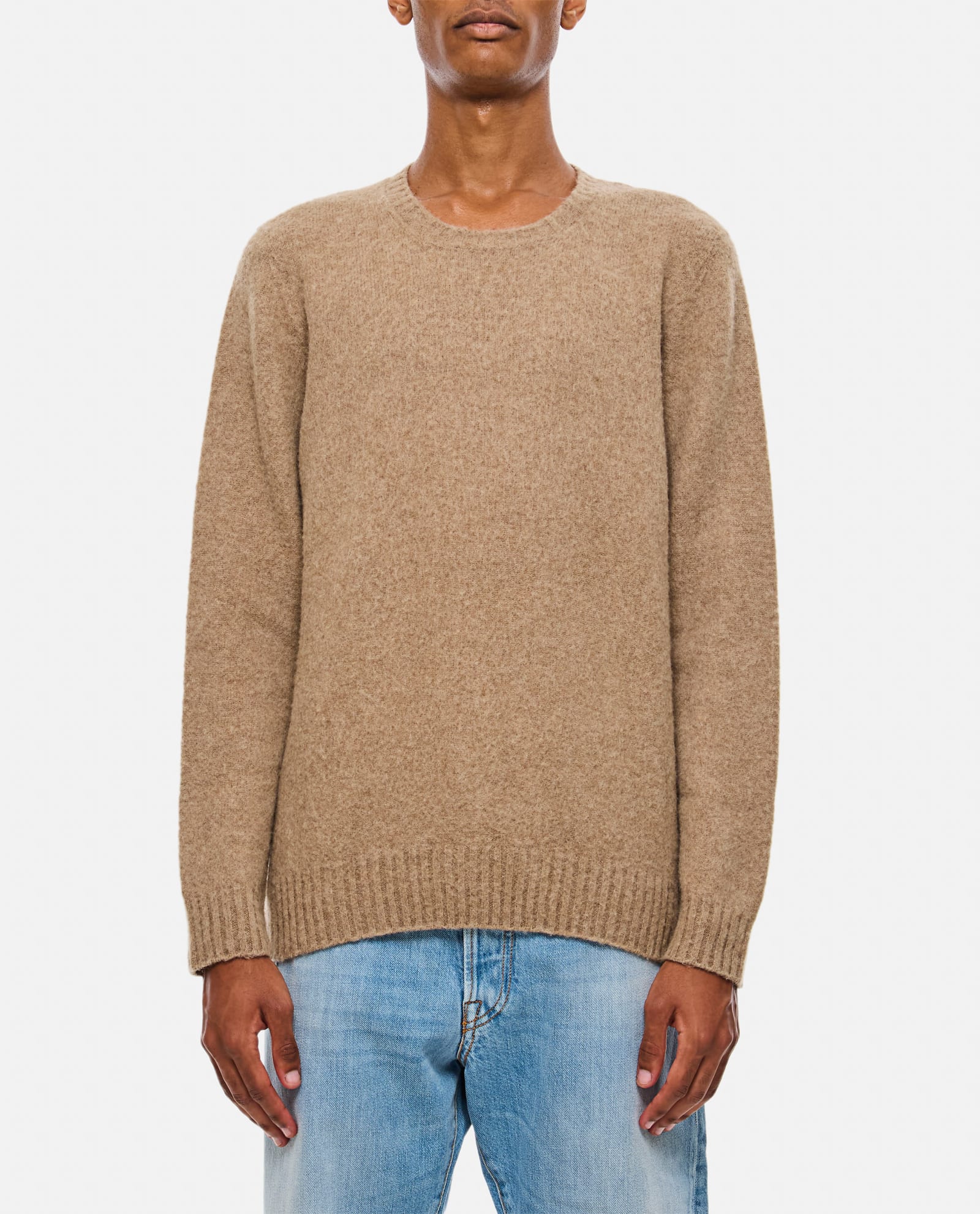 Shop Drumohr Maglia Girocollo In Beige