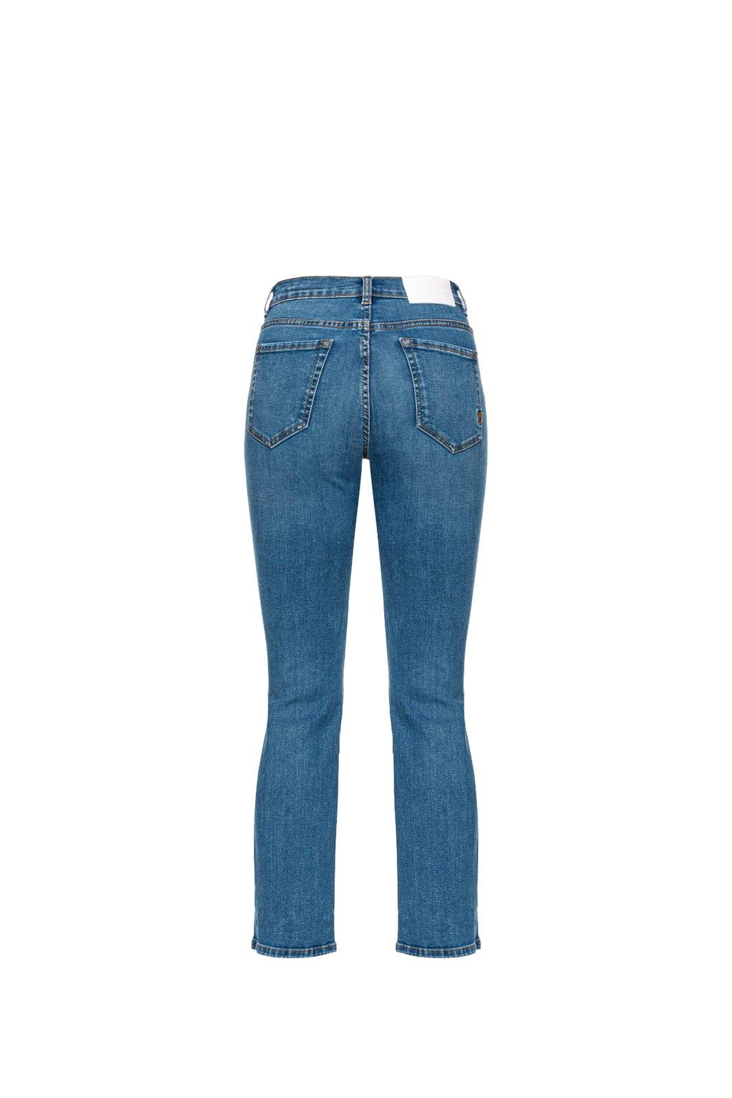 Shop Pinko Brenda Bootcut Jeans In Denim Scuro