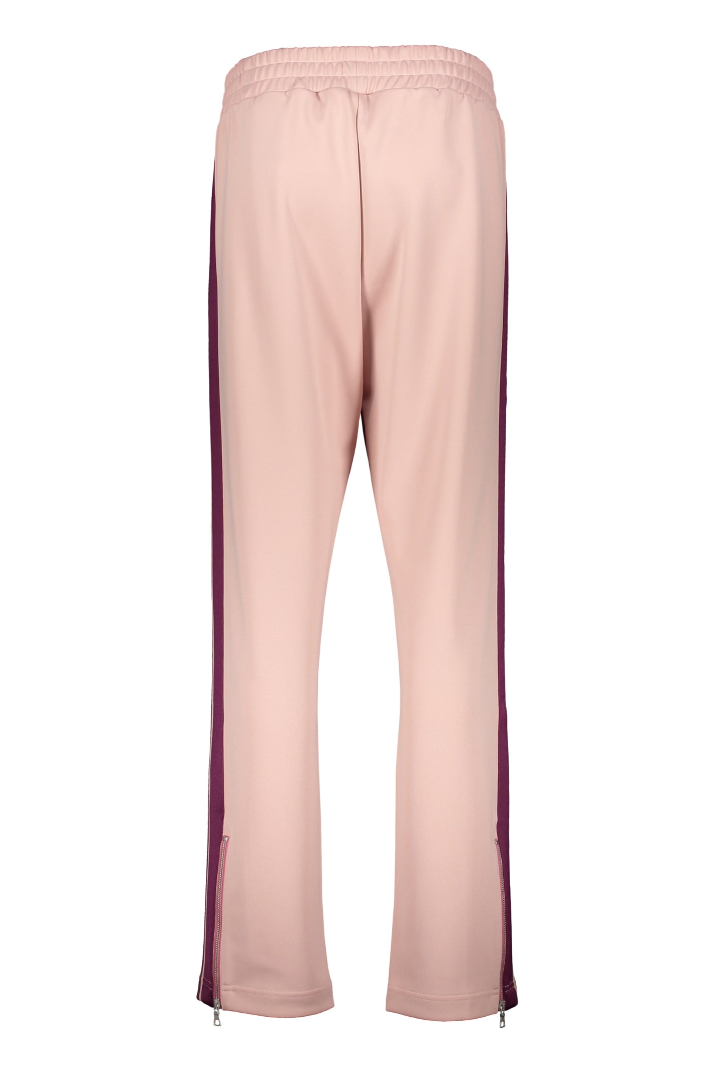 Shop Palm Angels Techno Fabric Track Pants In Mauve