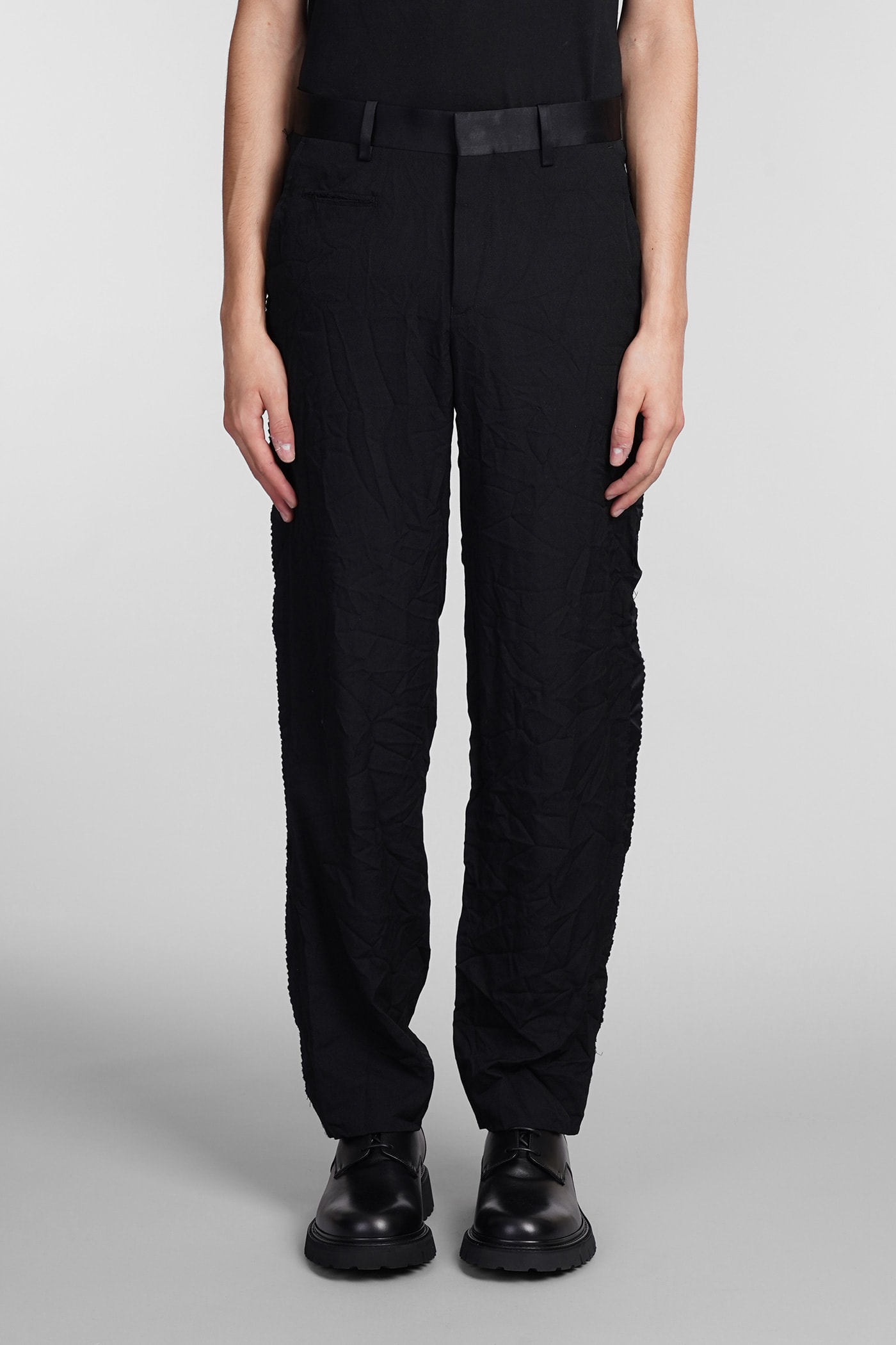 Undercover Trousers In Black Wool