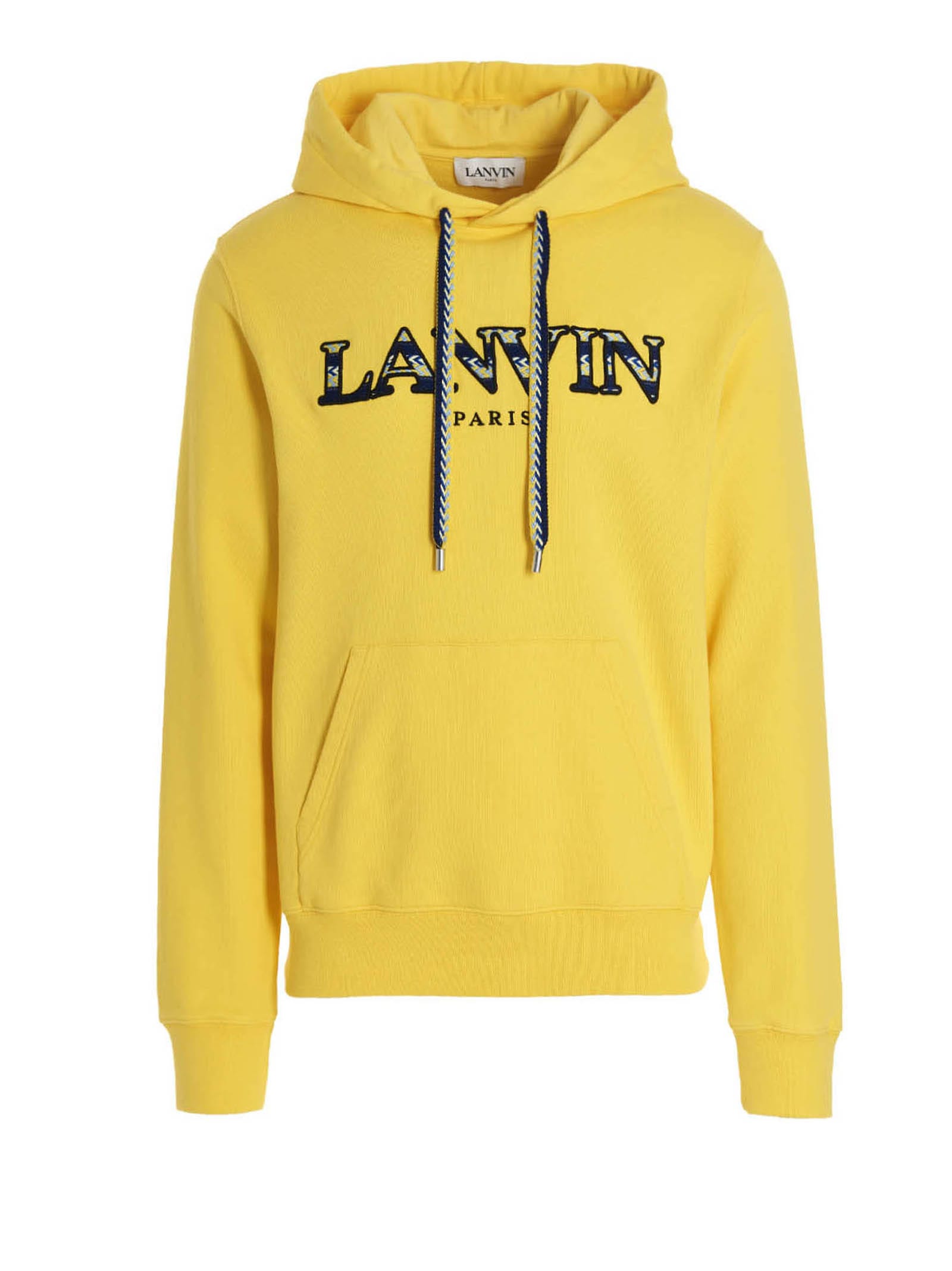 LANVIN LOGO EMBROIDERY HOODIE